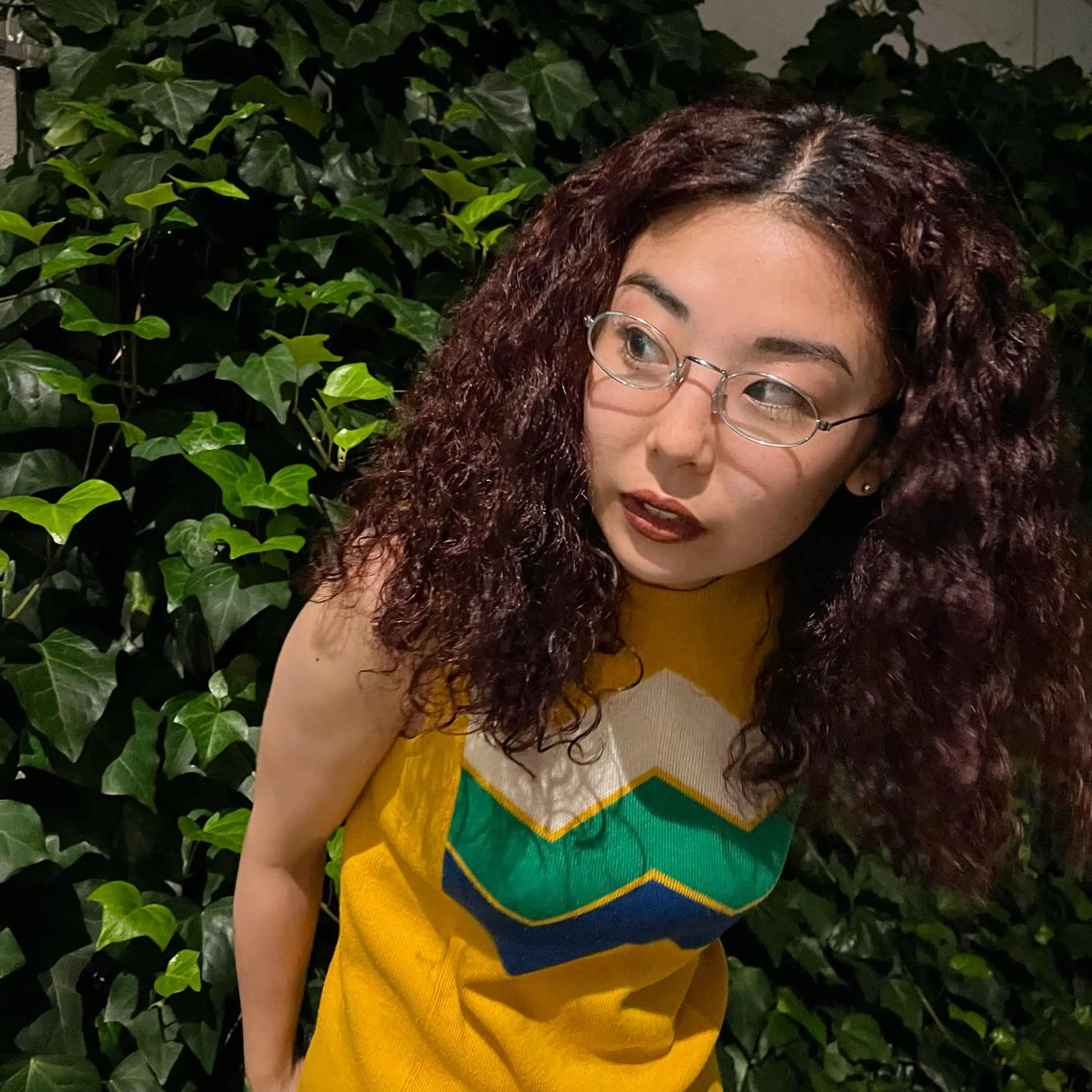 ロング カラー パーマ ヘアアレンジ ボブハイトーン🦖 デザインMAMIのヘアスタイル