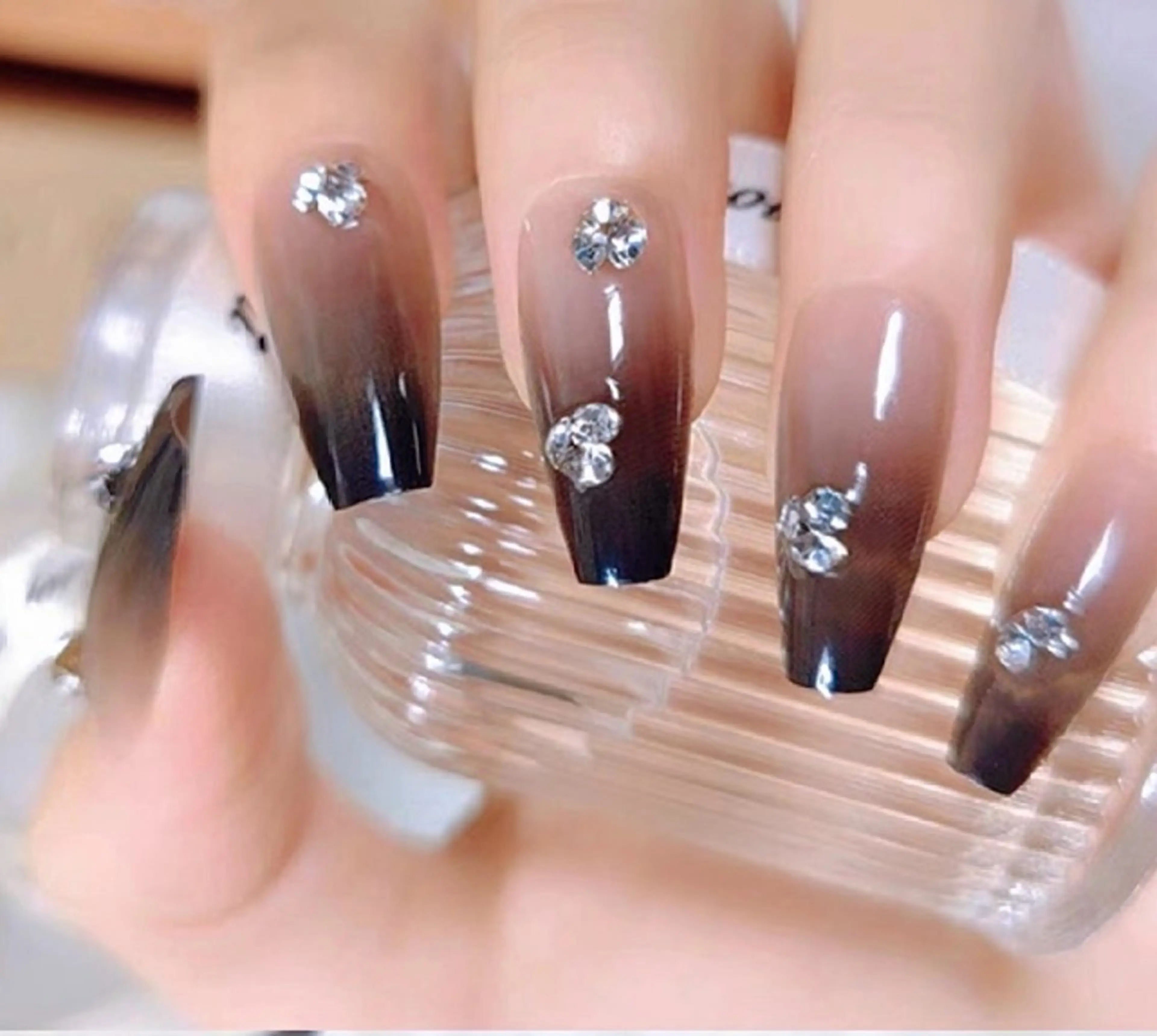 ネイル ハンドネイル H3 Nail Tsuki🦋💙のネイルデザイン