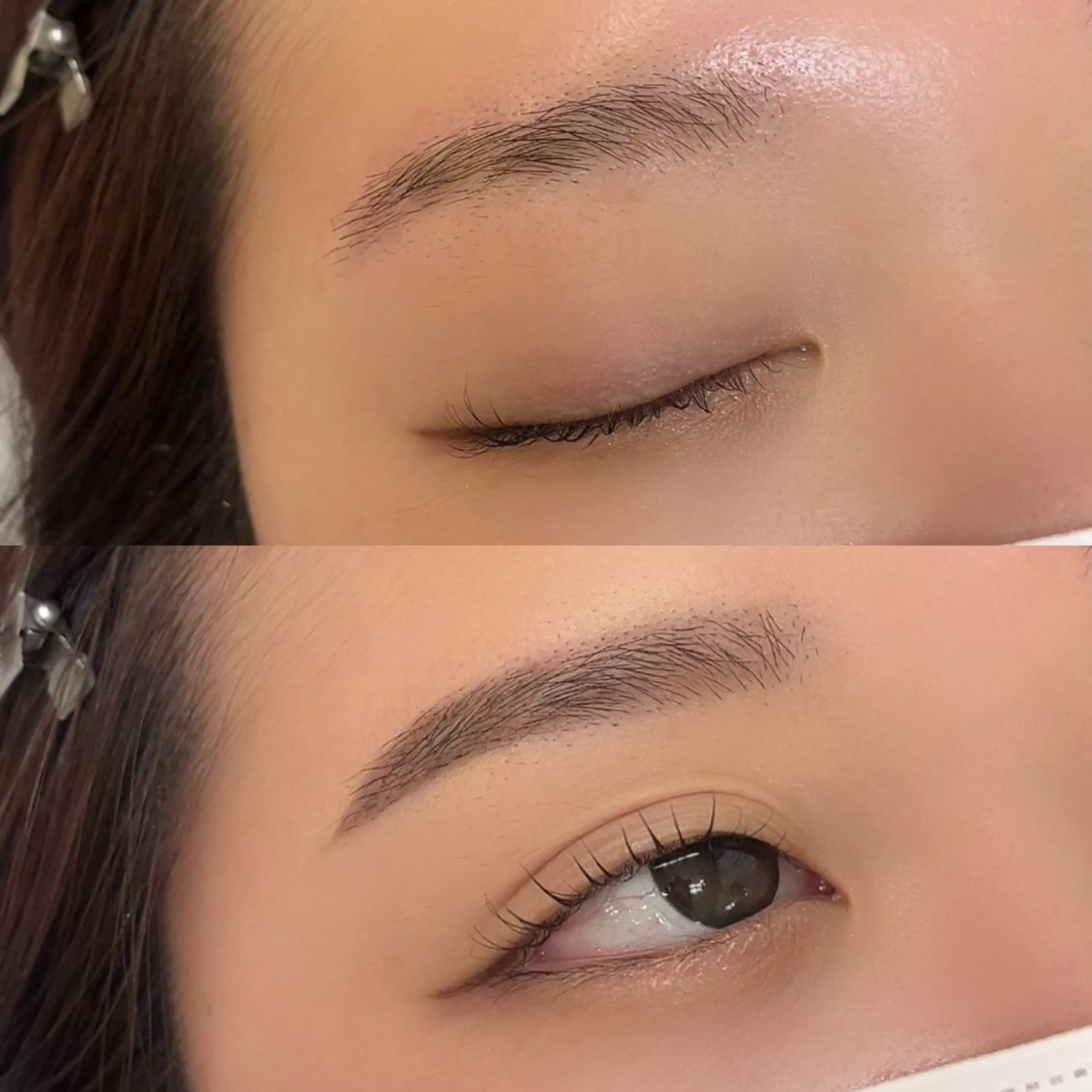 アイブロウ 眉カット 眉毛ワックス脱毛 内堀 花音のマツエク・マツパデザイン