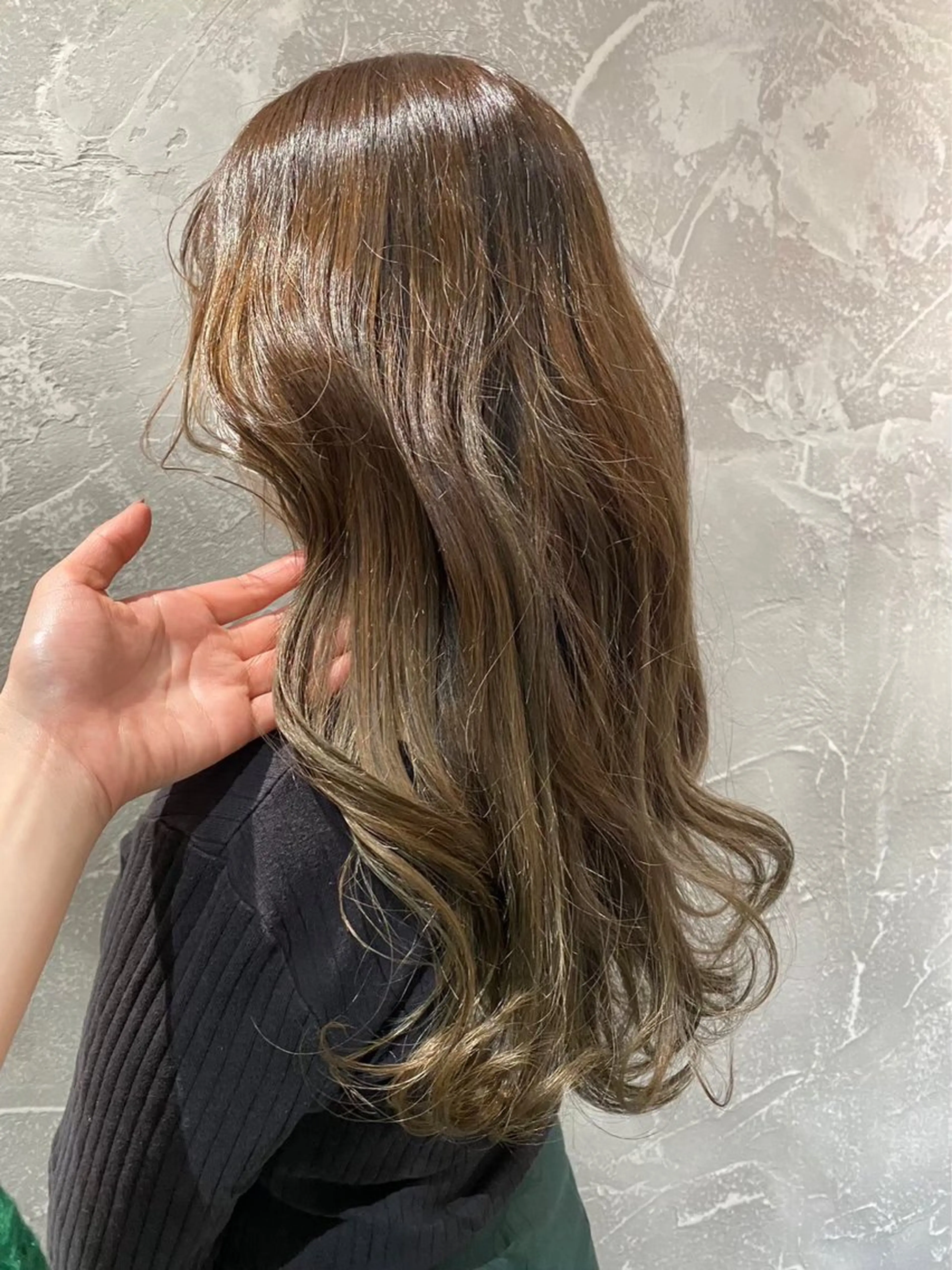 ロング カラー トリートメント 石井 大空のヘアスタイル