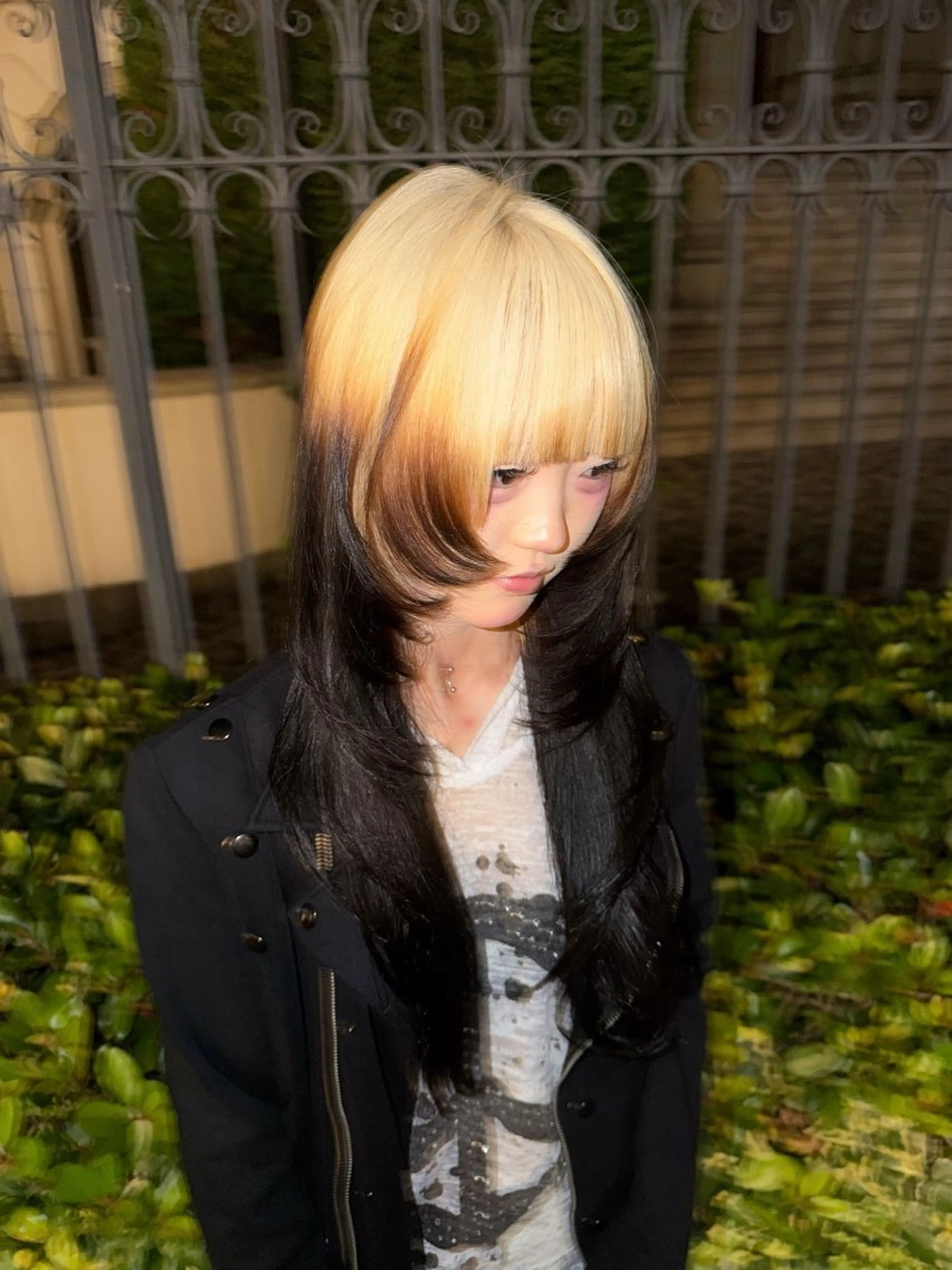 ロング カラー ヘアカラー レイヤー×ハイトーン ×デザイン 啓太のヘアスタイル