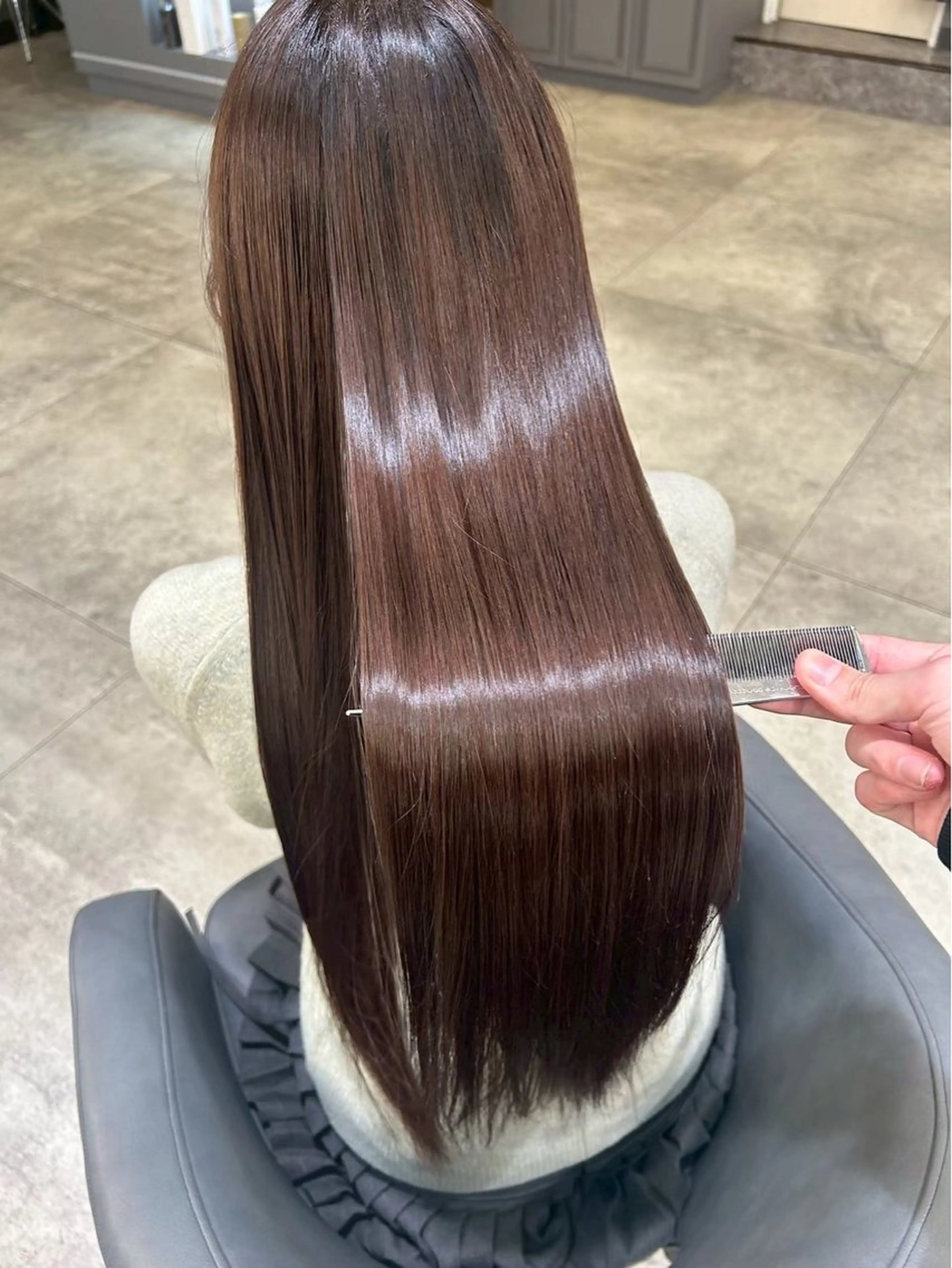 ロング 髪質改善 Noe心斎橋店のヘアスタイル