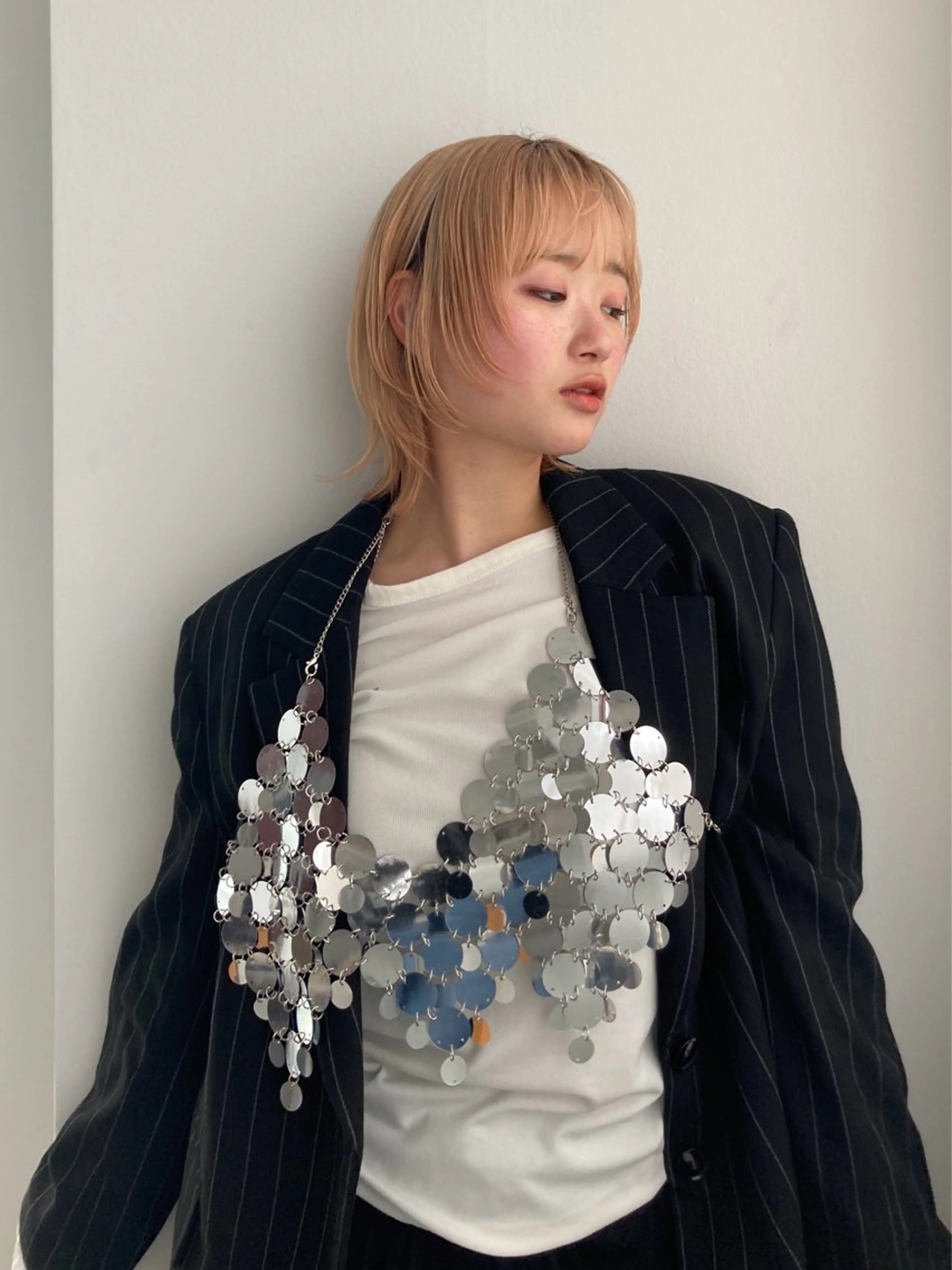 ミディアム カラー カット ヘアカラー sana /レイヤー/ショートのヘアスタイル