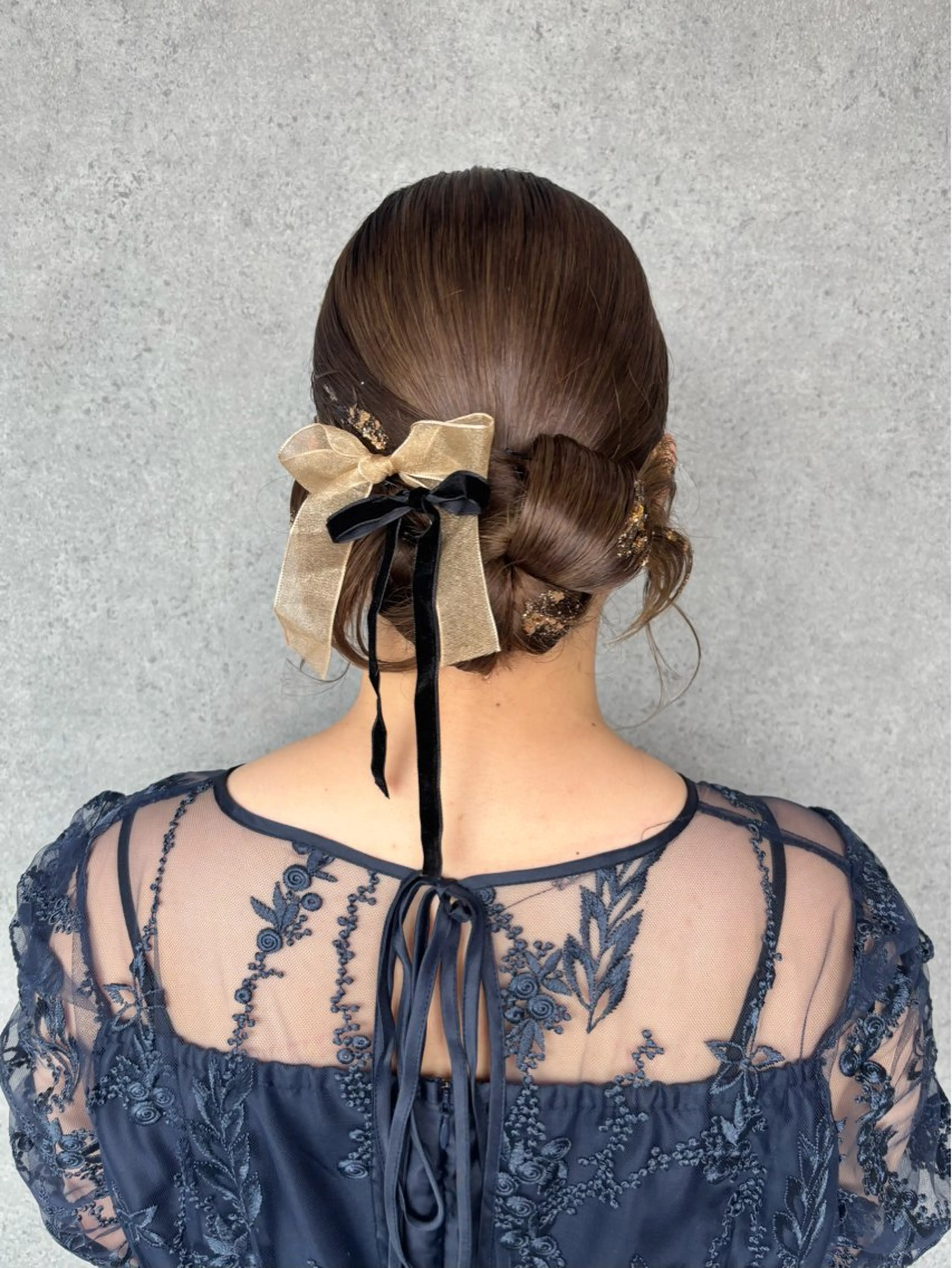 ヘアアレンジ ヘアセット 加藤 結奈のヘアスタイル