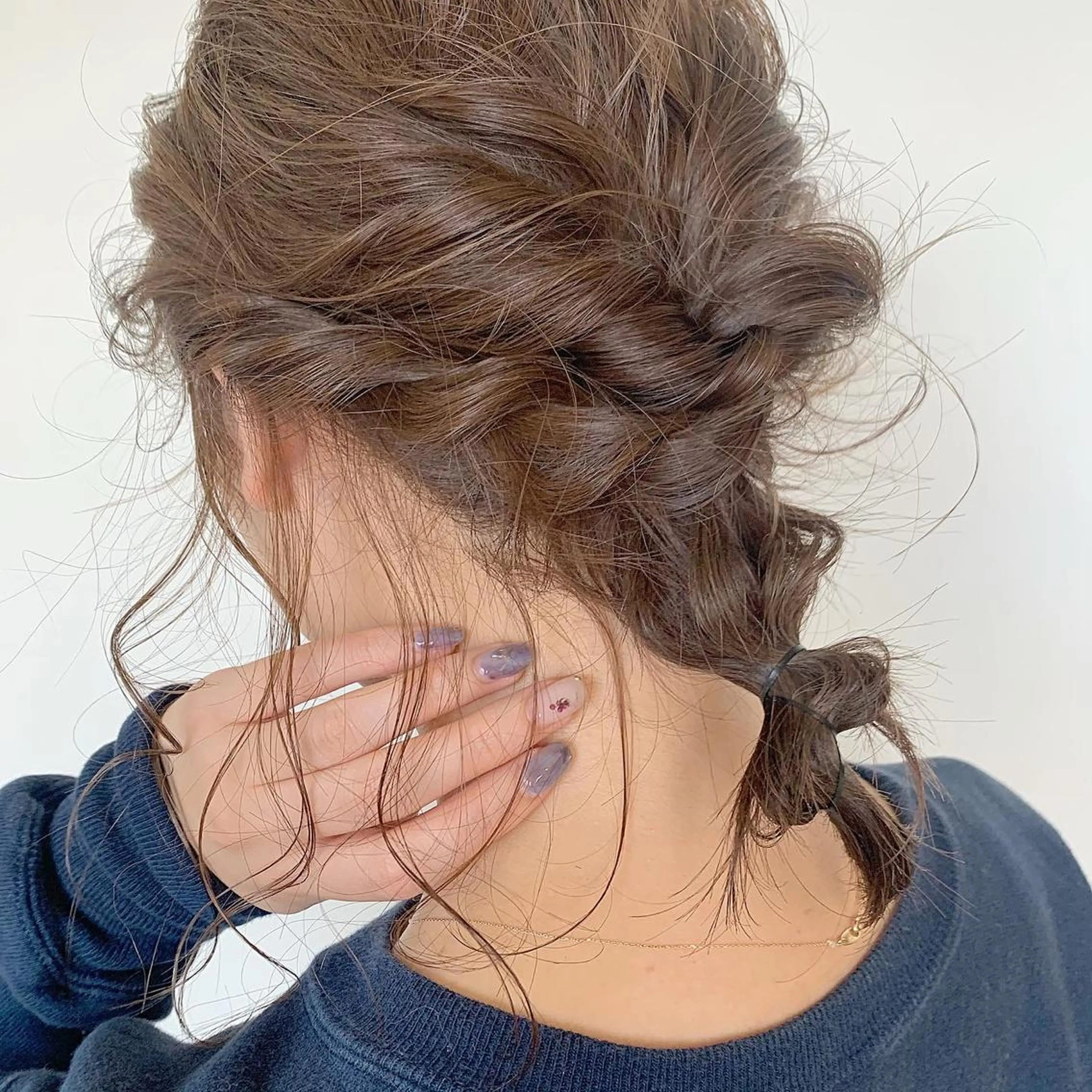 ミディアム ヘアアレンジ 甲斐 もあのヘアスタイル