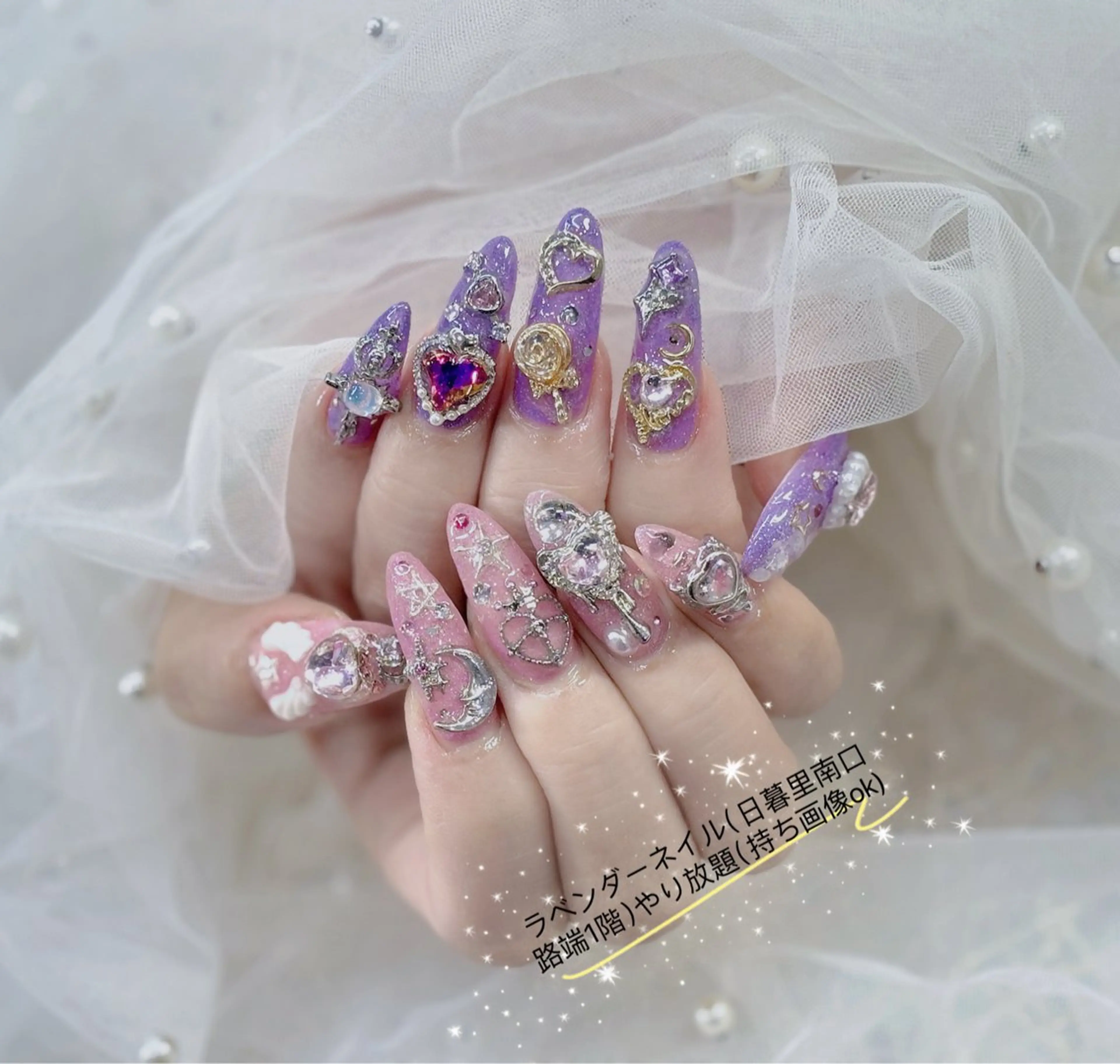ネイル 日暮里2 lavenderのネイルデザイン