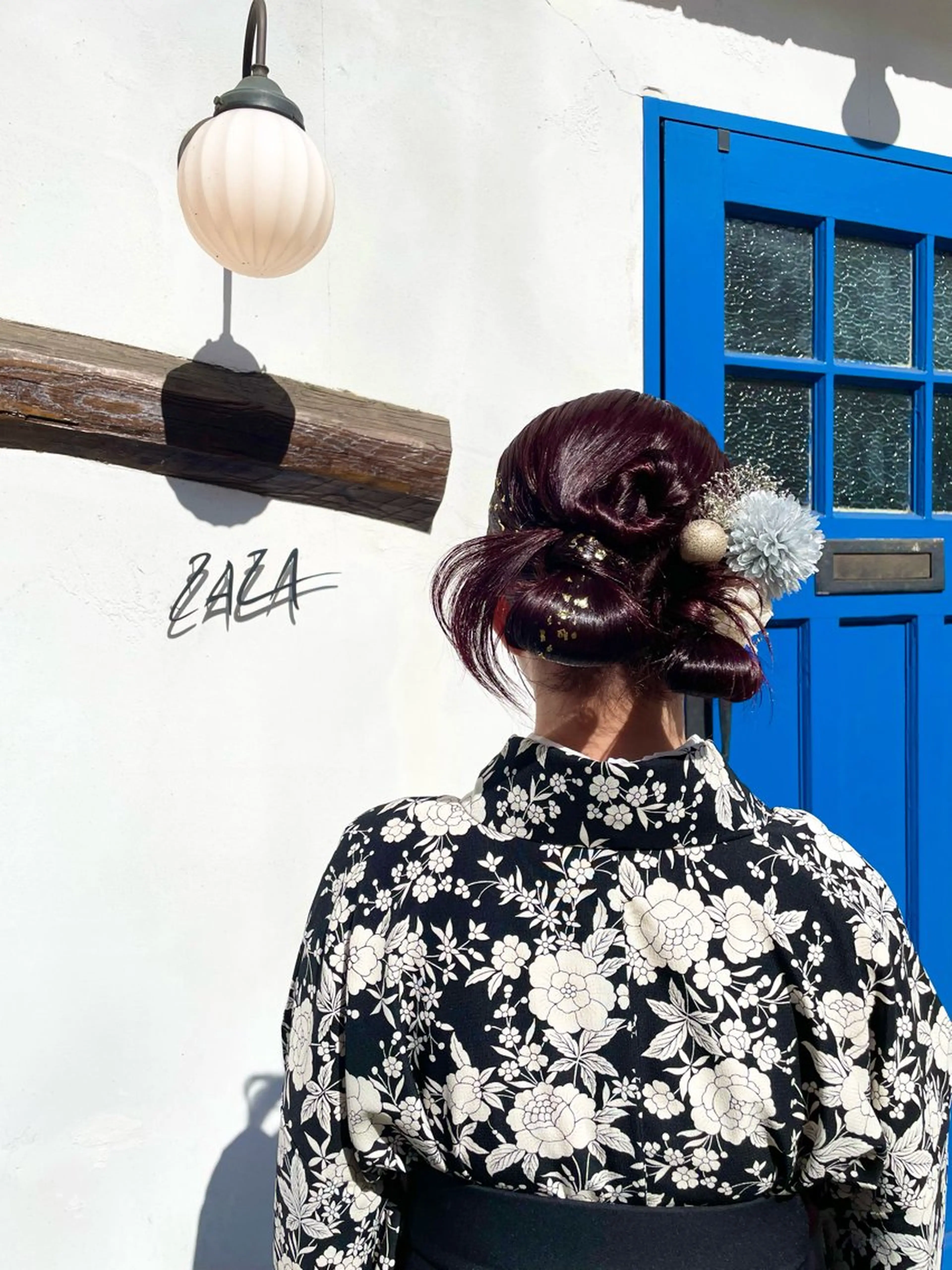 セミロング ヘアアレンジ ヘアセット ZAZA Wakaの眉毛・アイブロウイメージ