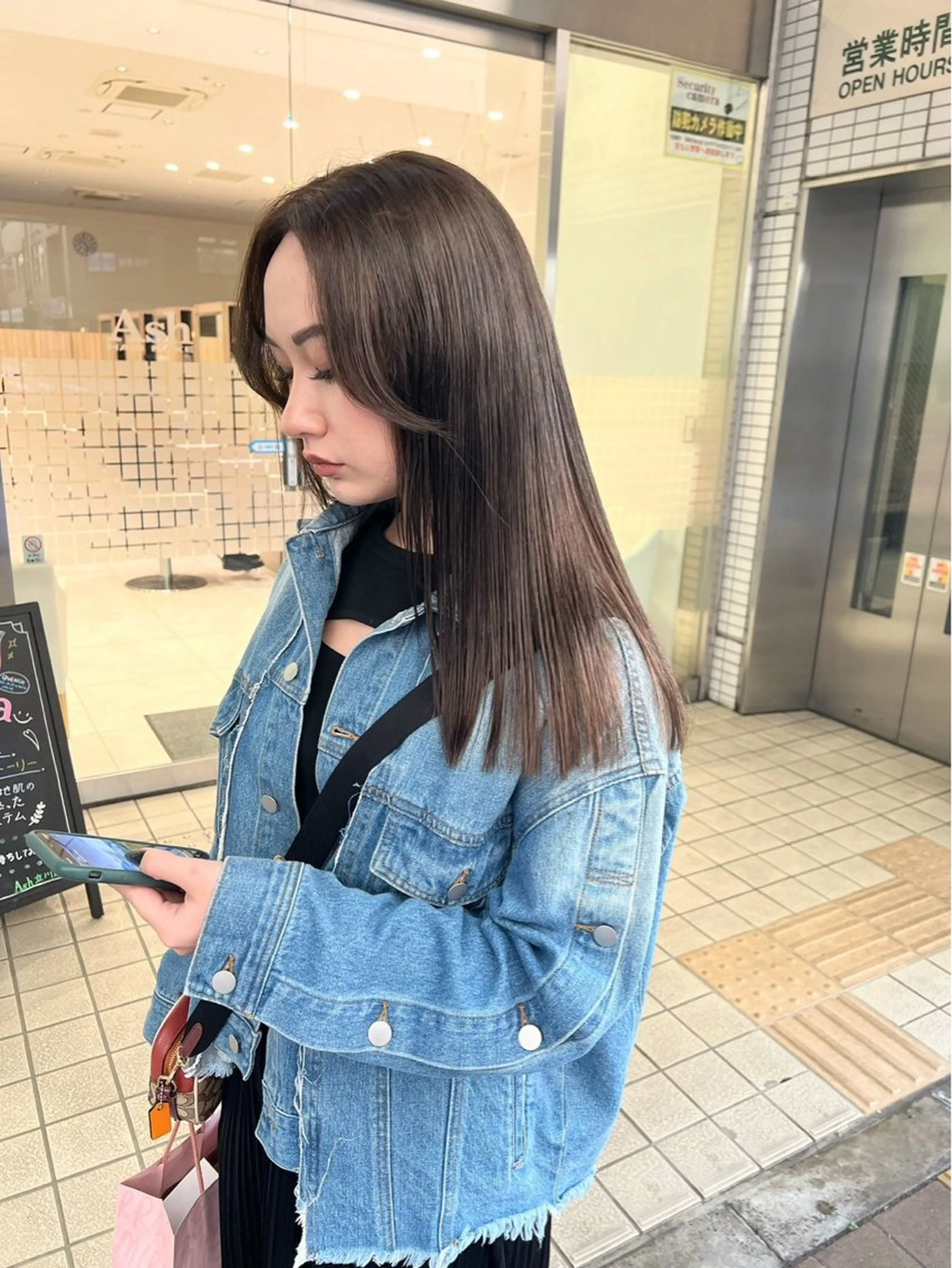 ロング ヘアカラー トリートメント Julia🖤 縮毛矯正🌬️🩵のヘアスタイル
