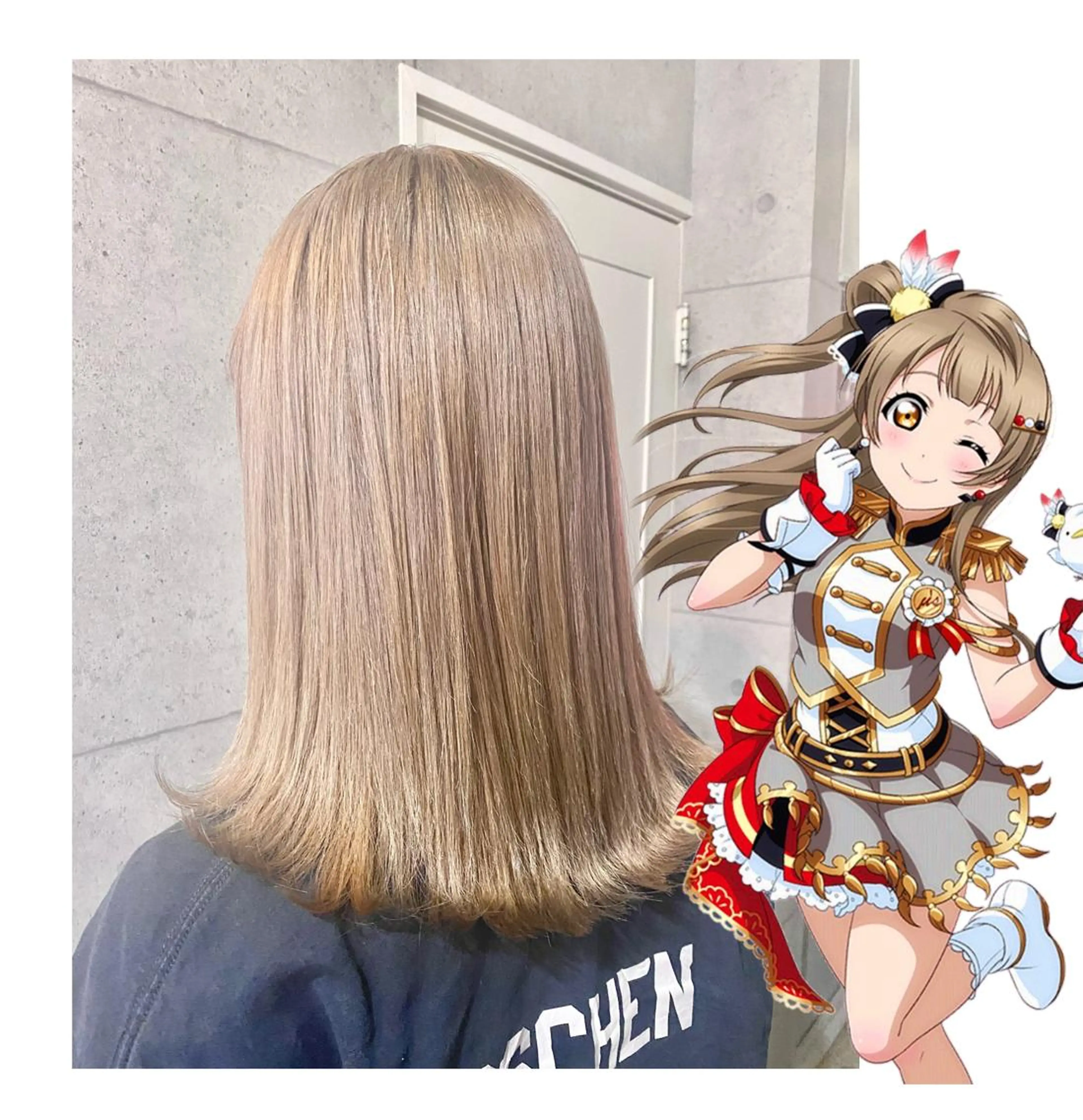 ミディアム カラー ベージュカラー ブリーチ ヘアカラー トリートメント TSUNO🦖 派手髪/オタク美容師のヘアスタイル