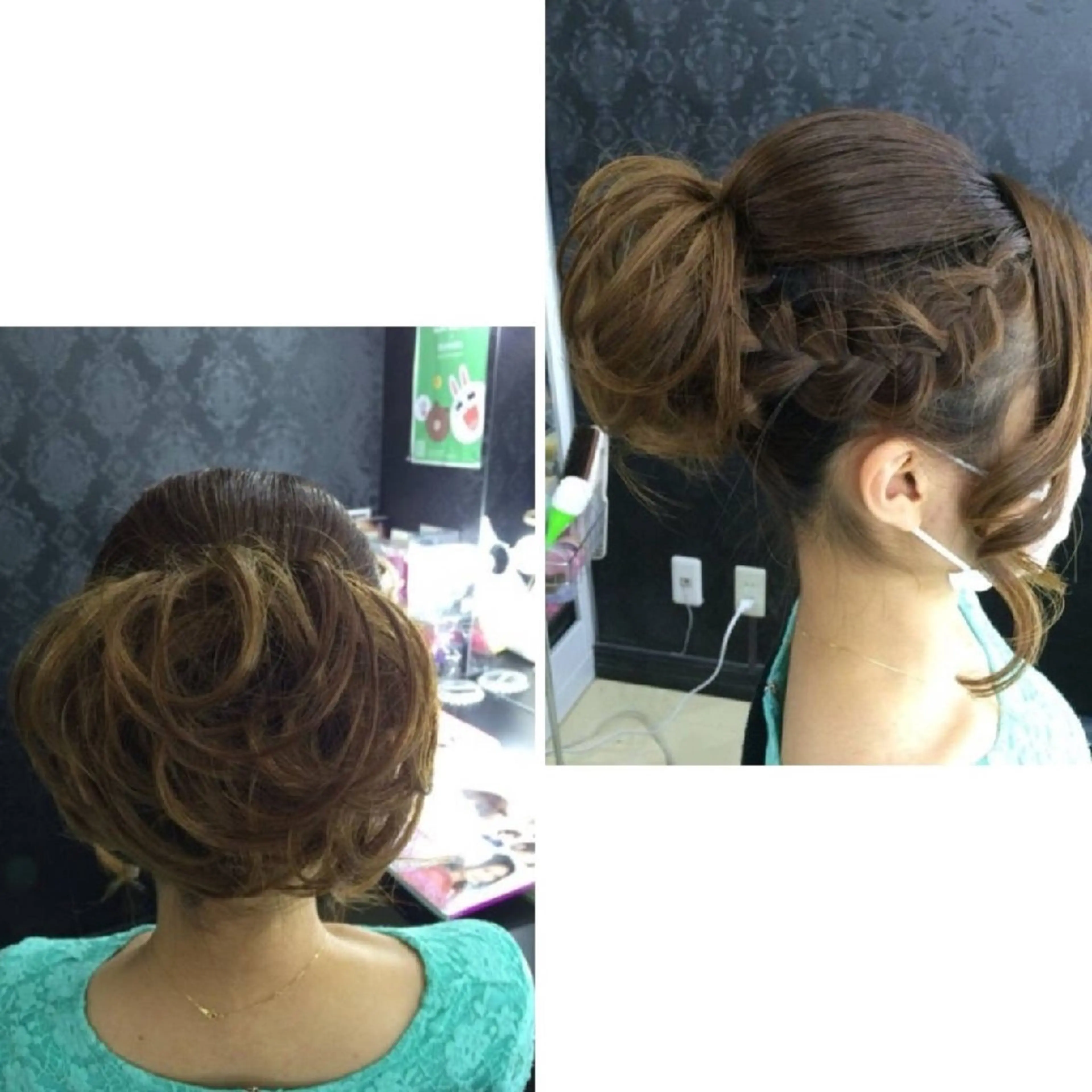 セミロング ヘアメイク/着付け AYAKAのヘアスタイル