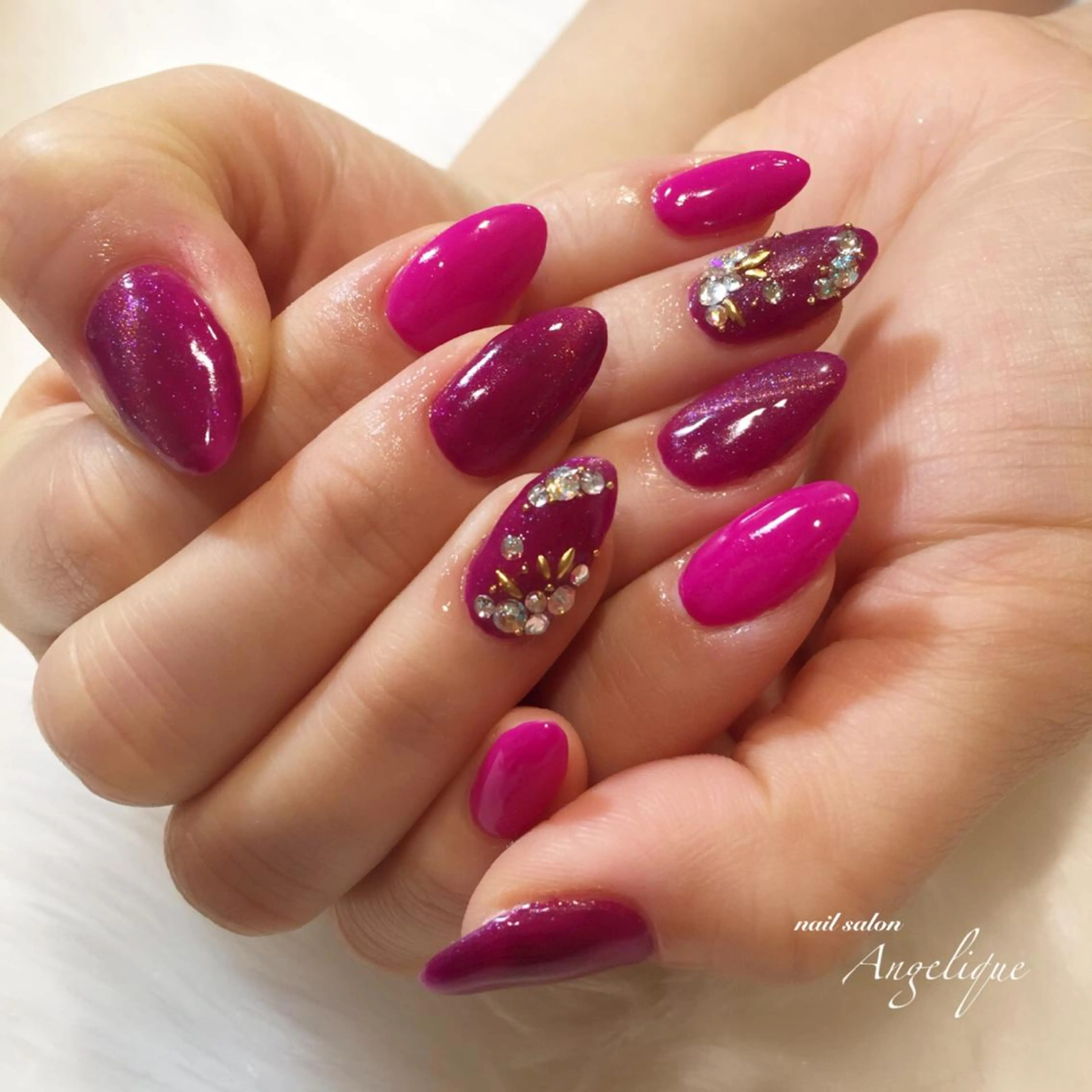 ショート ネイル Nail salon Angeliqueのネイルデザイン