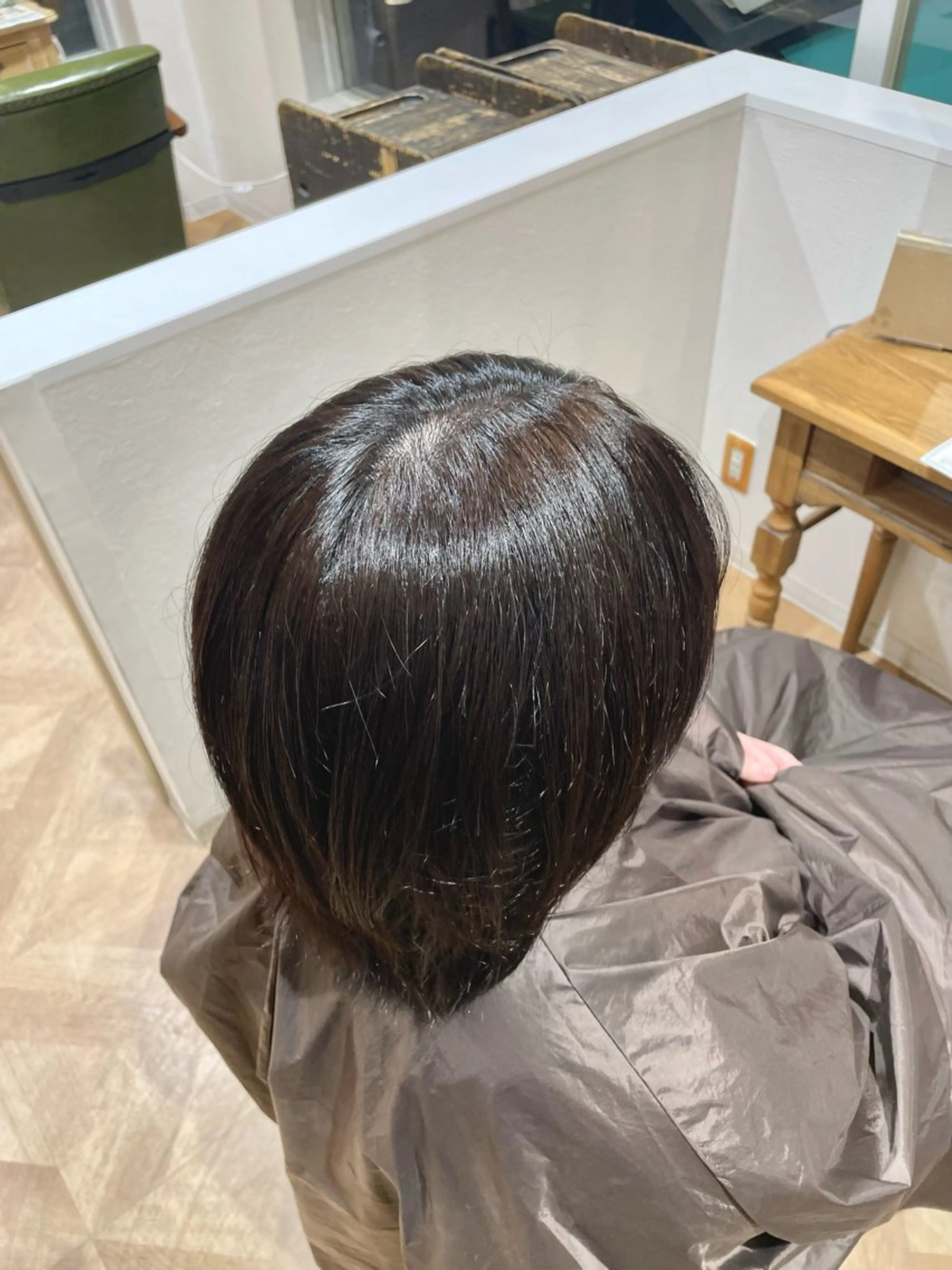 ミディアム カラー もり あおいのヘアスタイル