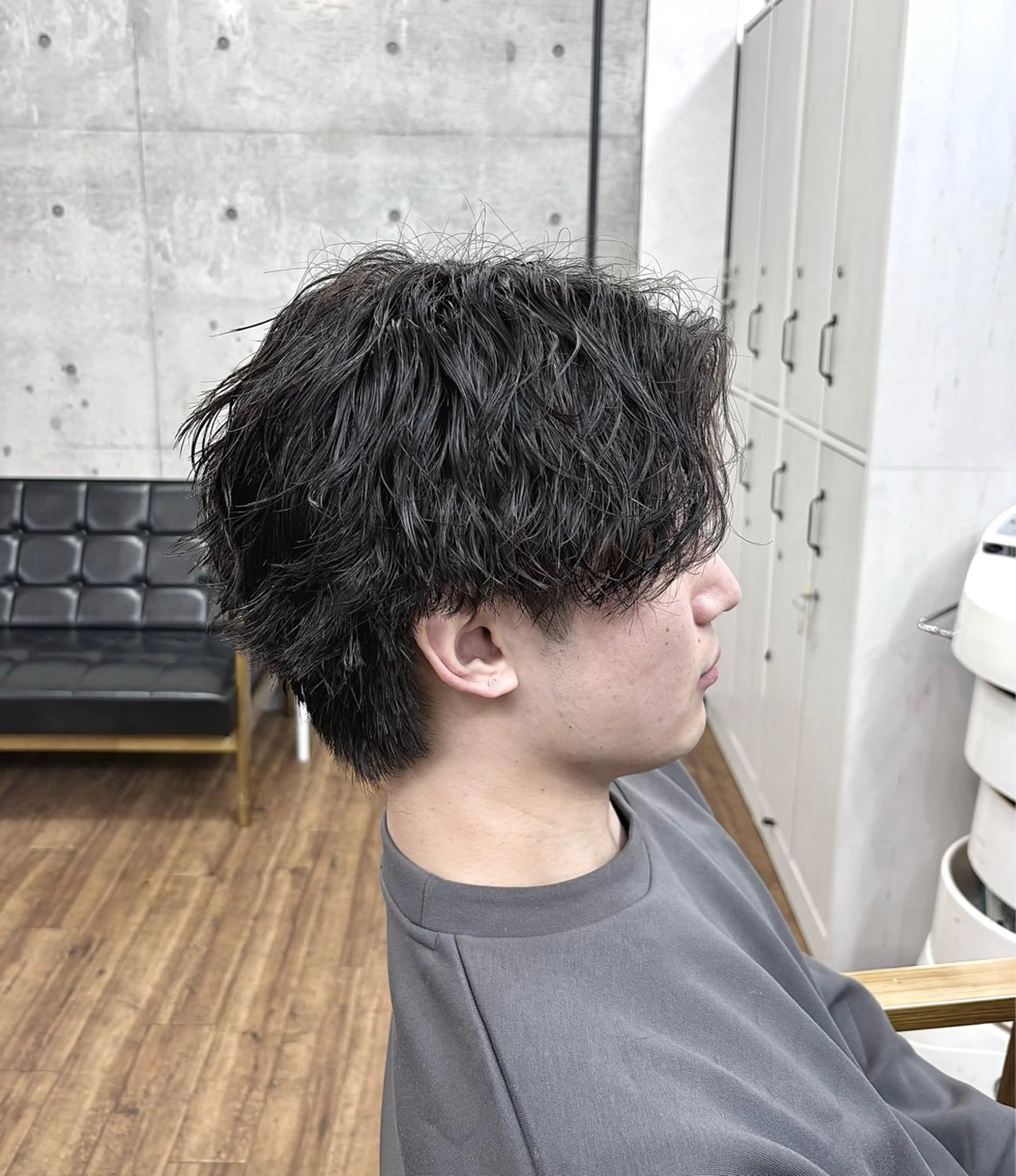 ショート パーマ メンズ 【メンズ特化】 横浜美容師kuのヘアスタイル