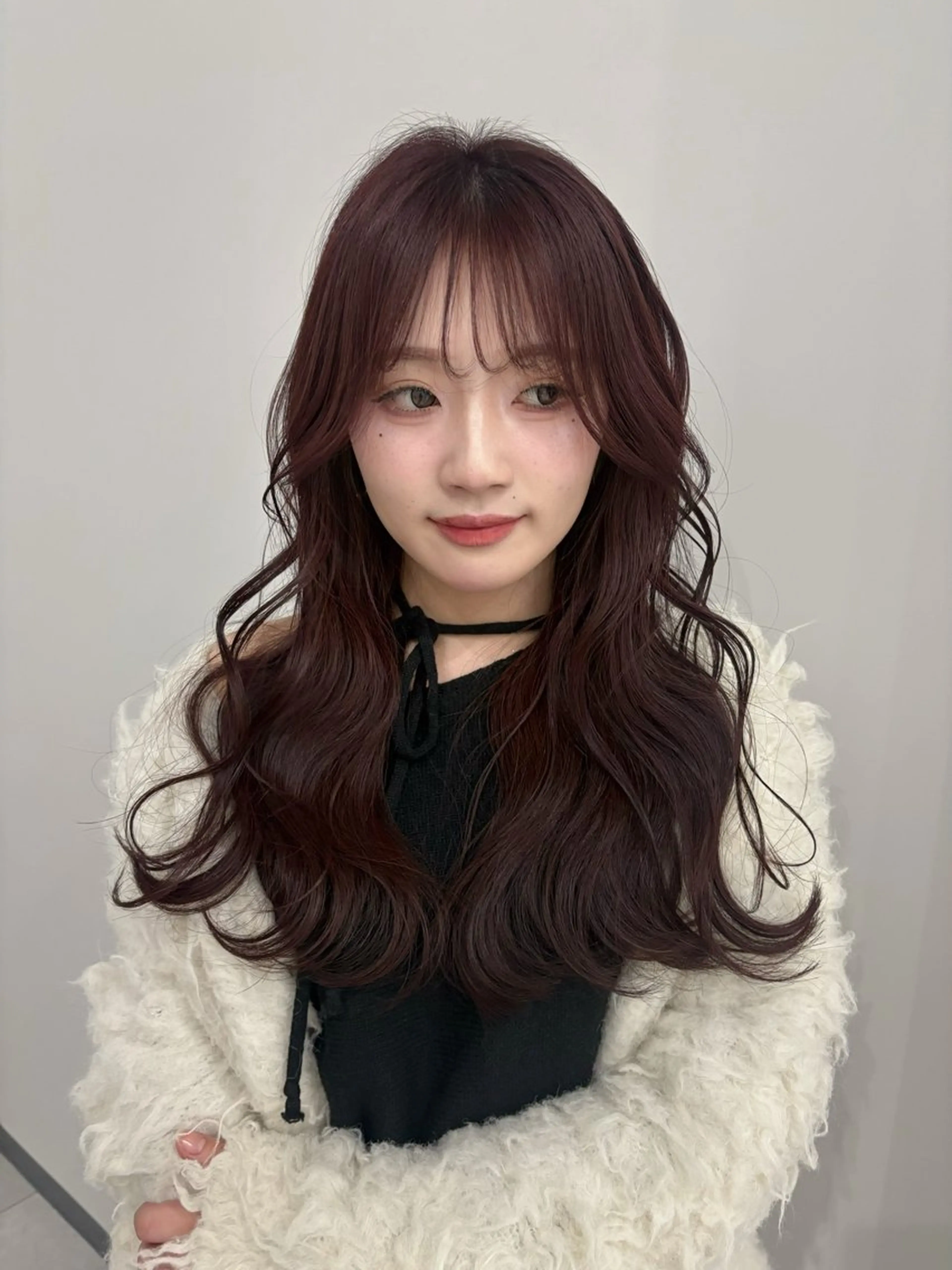 セミロング カット ヘアカラー トリートメント Zina京都河原町店所属・透明感ベージュカラー yumekaのヘアスタイル