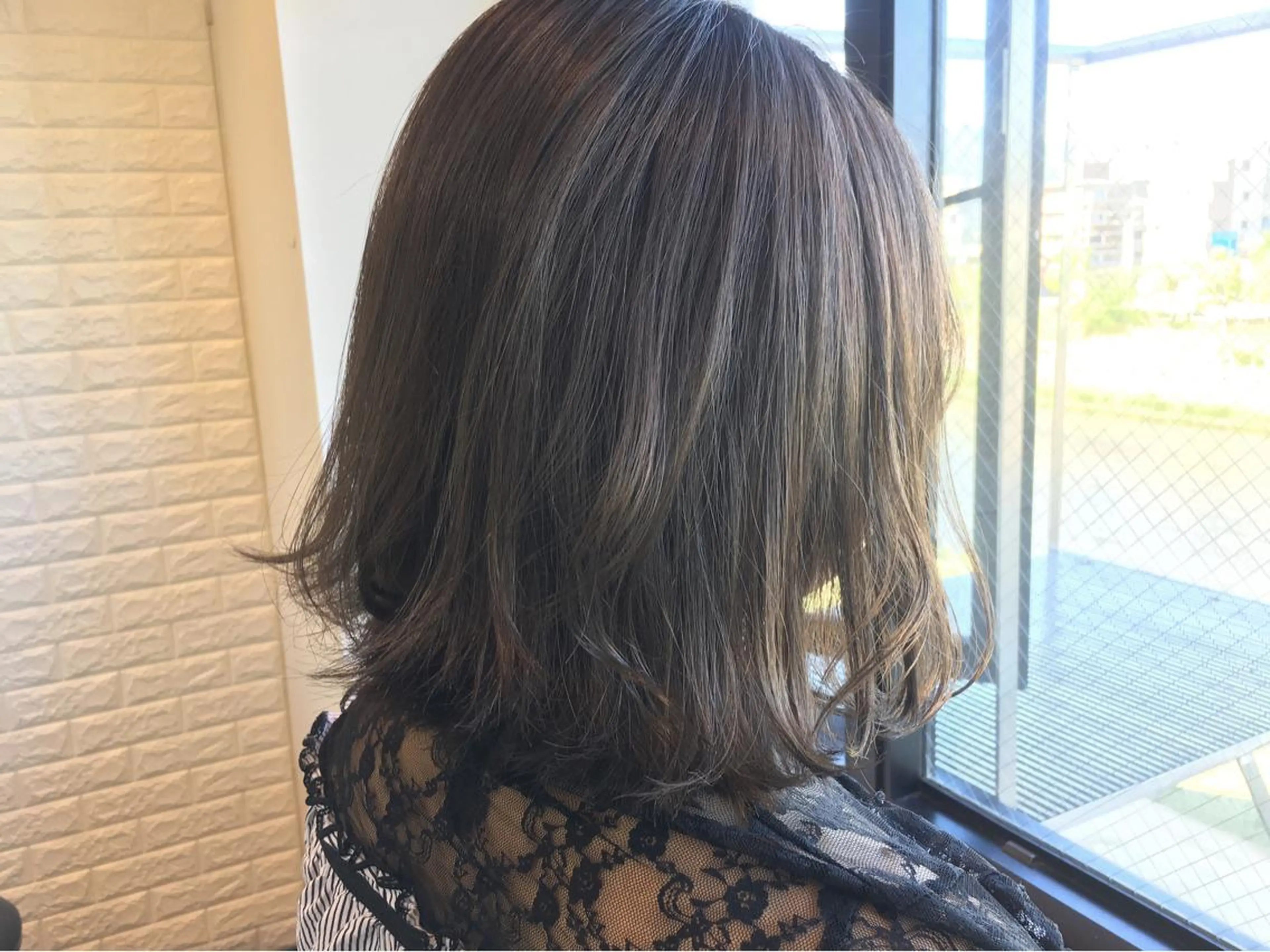 ミディアム カラー 🌿‬ ܸAir 透明感🌱西村知佳のヘアスタイル