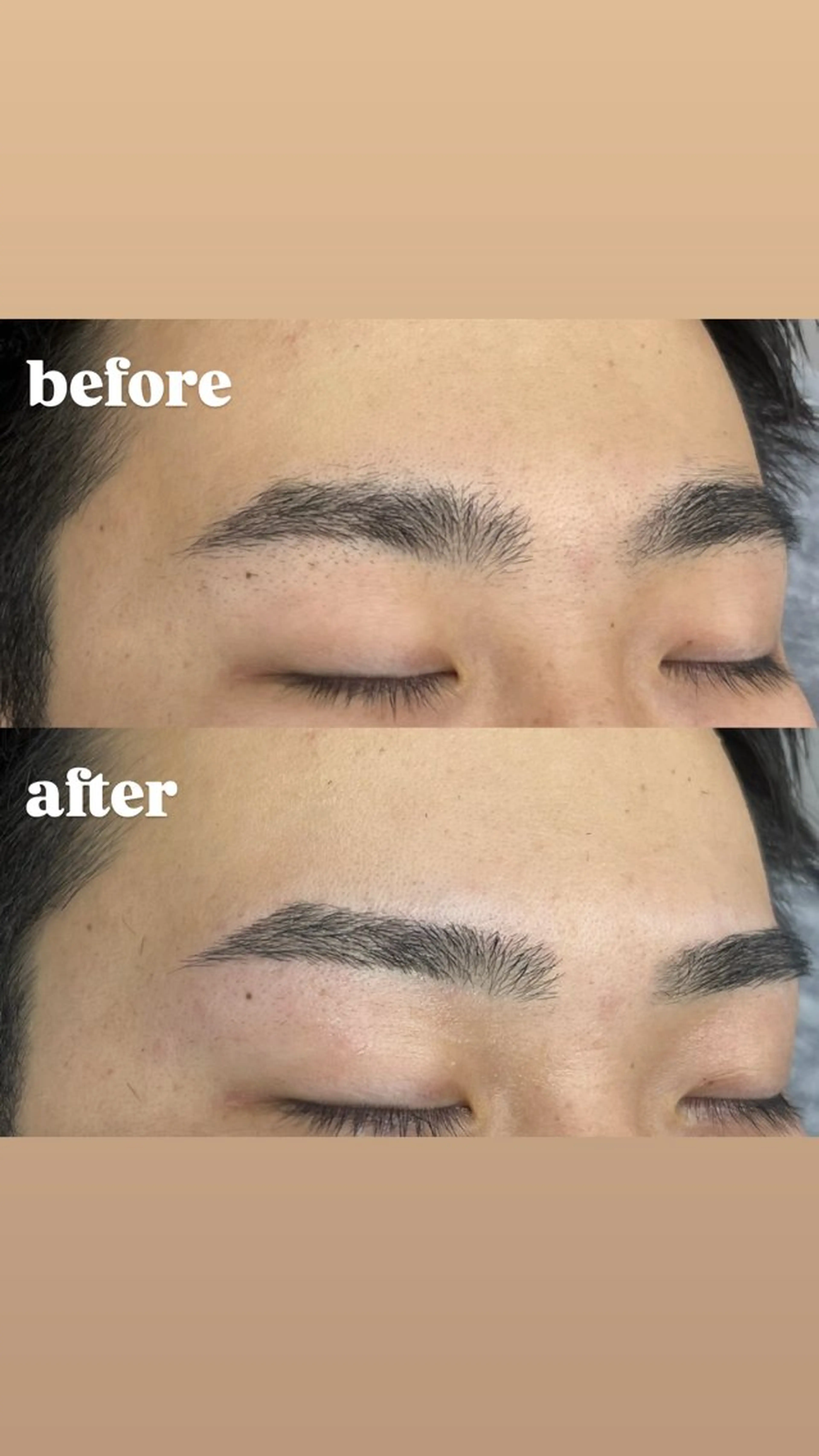 メンズ アイブロウ ビジネス メンズアイブロウ 常澄 もえの眉毛・アイブロウイメージ