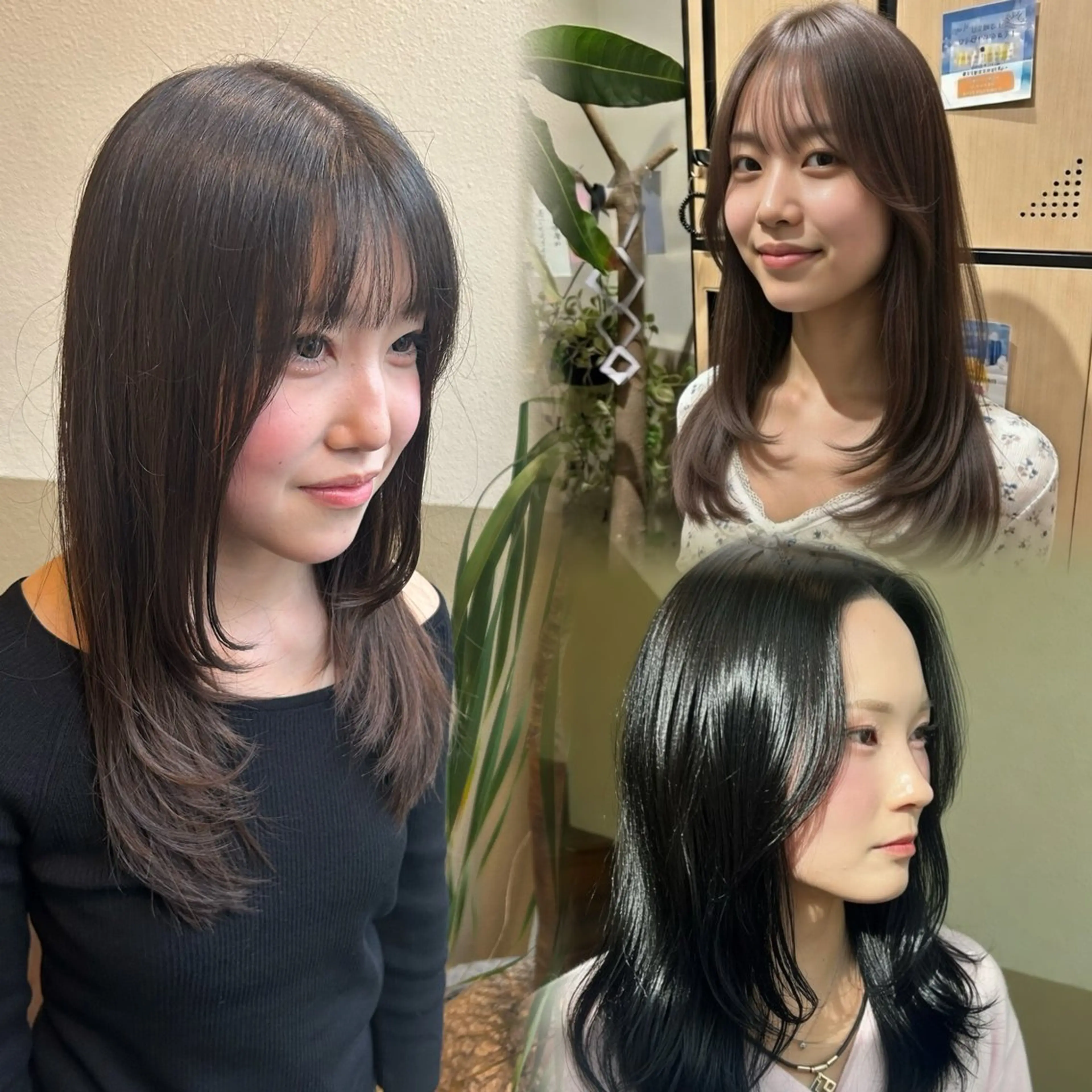 セミロング カット ヘアカラー トリートメント レイヤー/髪質改善/ ボブ/井上　陽のヘアスタイル