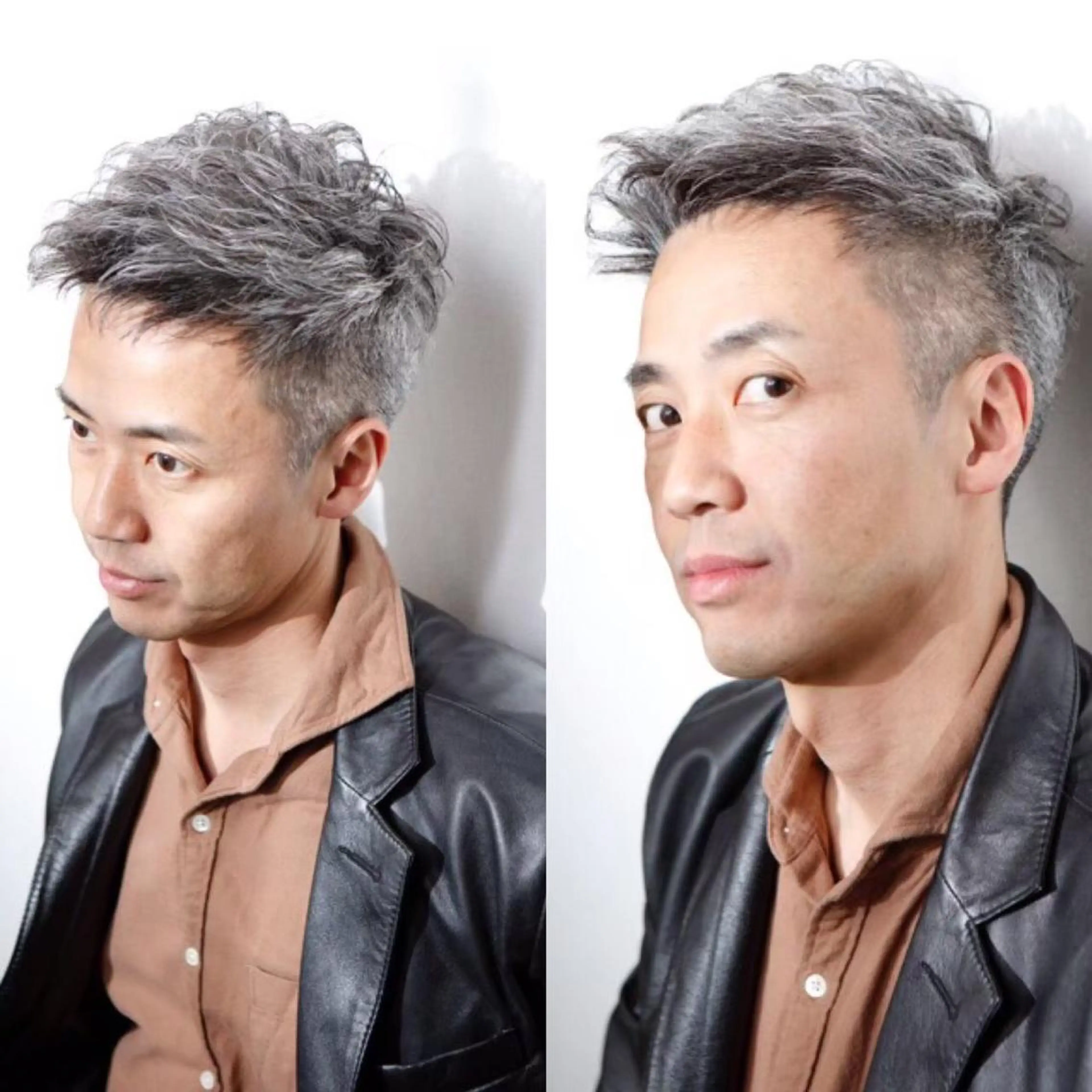 ショート カラー パーマ メンズ CHIBA RUKIYAのヘアスタイル