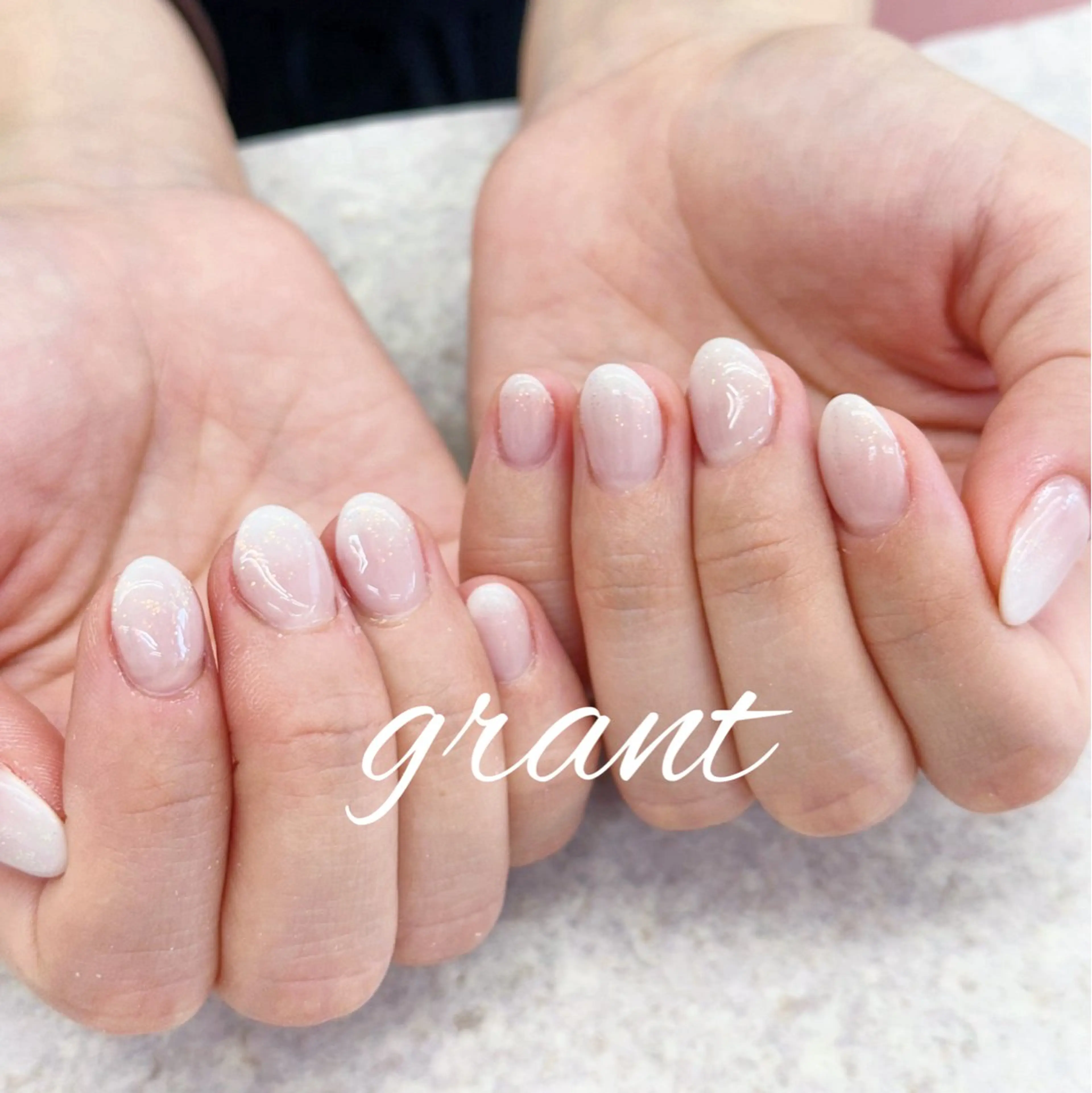 ネイル グラデーション オフィスネイル シンプルネイル ブライダルネイル ハンドネイル nailsalon grantのネイルデザイン