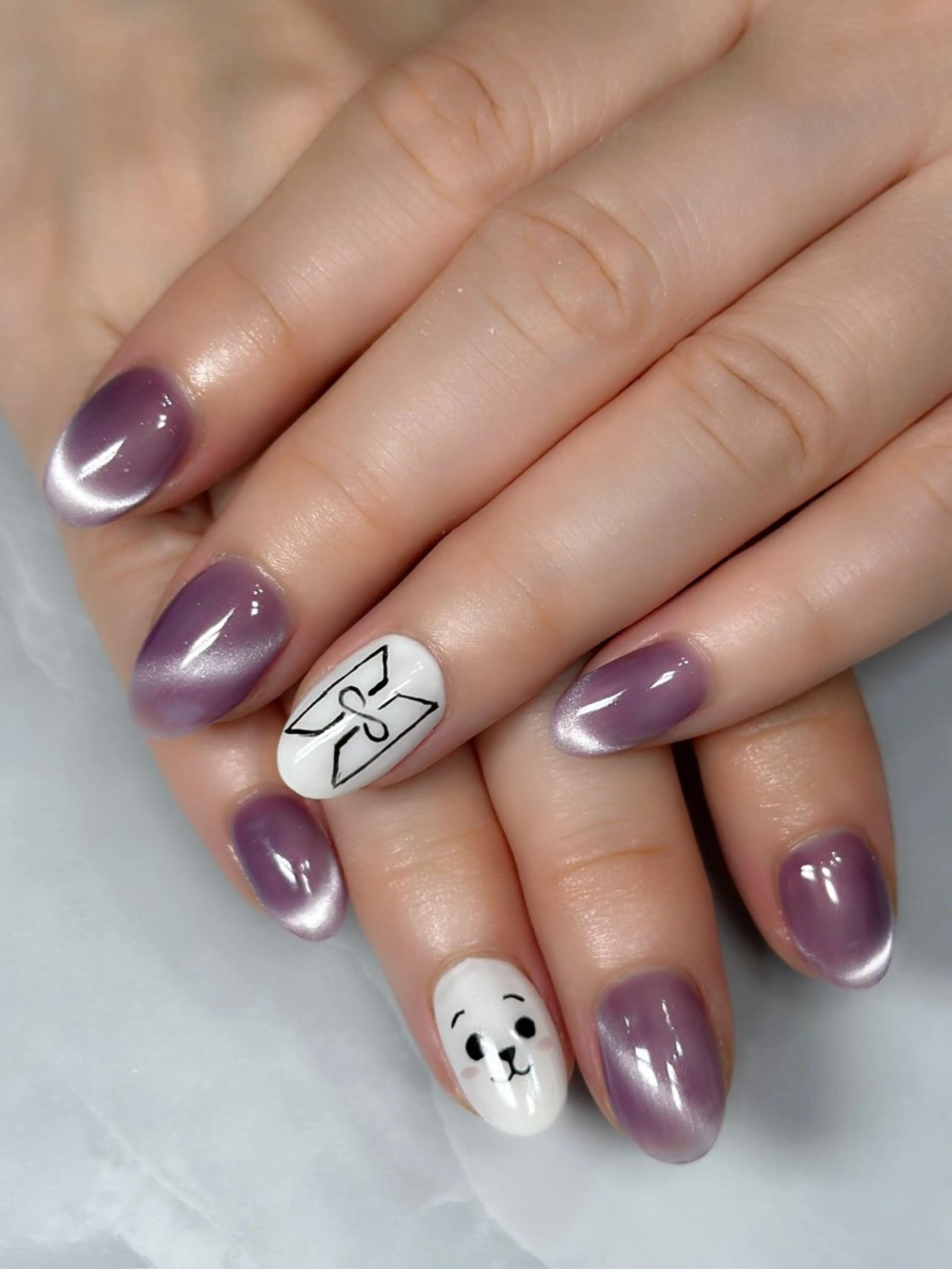 ネイル アートネイル 持ち込み nyasu nailのネイルデザイン