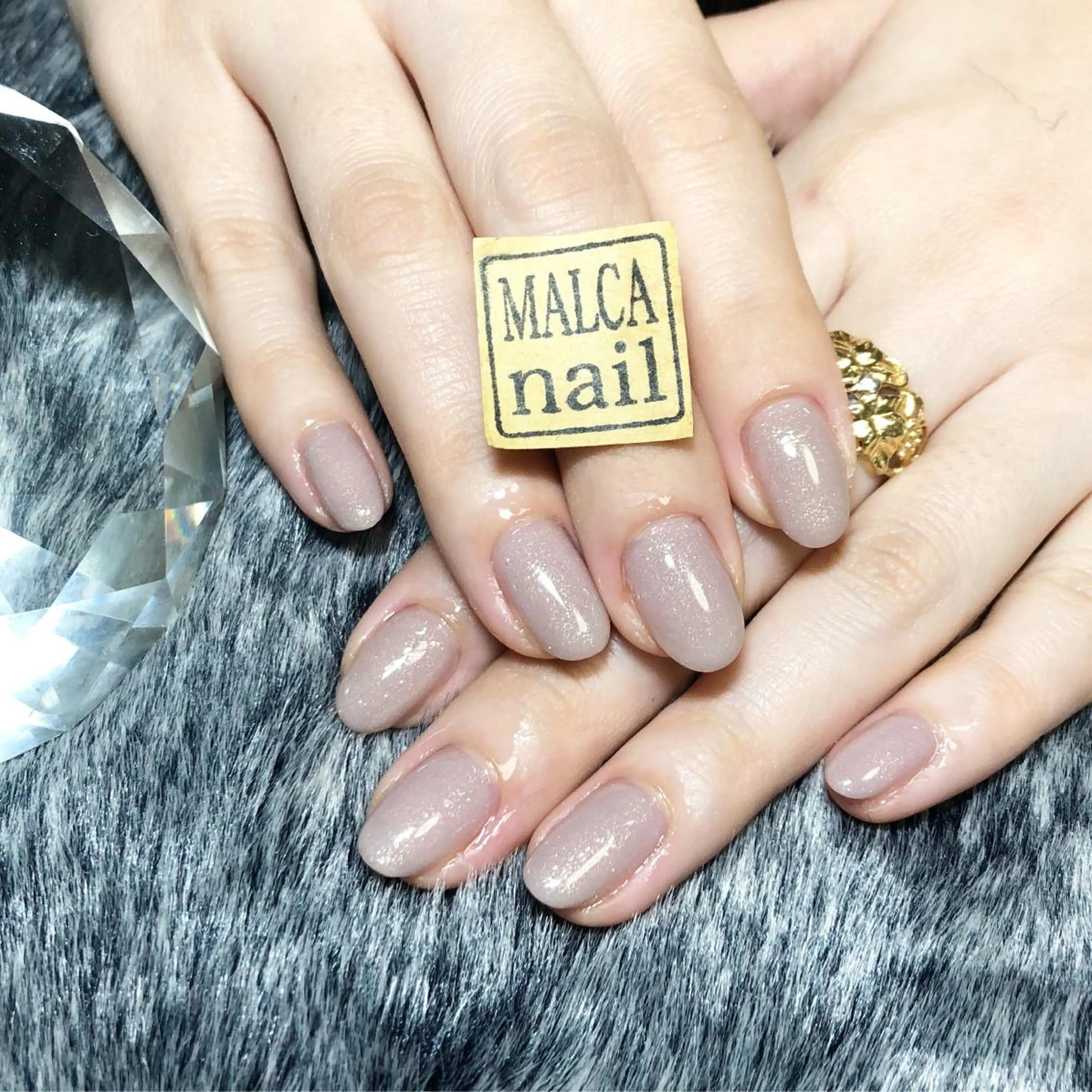 セミロング カラー パーマ ヘアアレンジ キッズ ネイル マツエク・マツパ ハンドネイル MALCAnail(マルカネイル)所属・荒木 莉奈のネイルデザイン