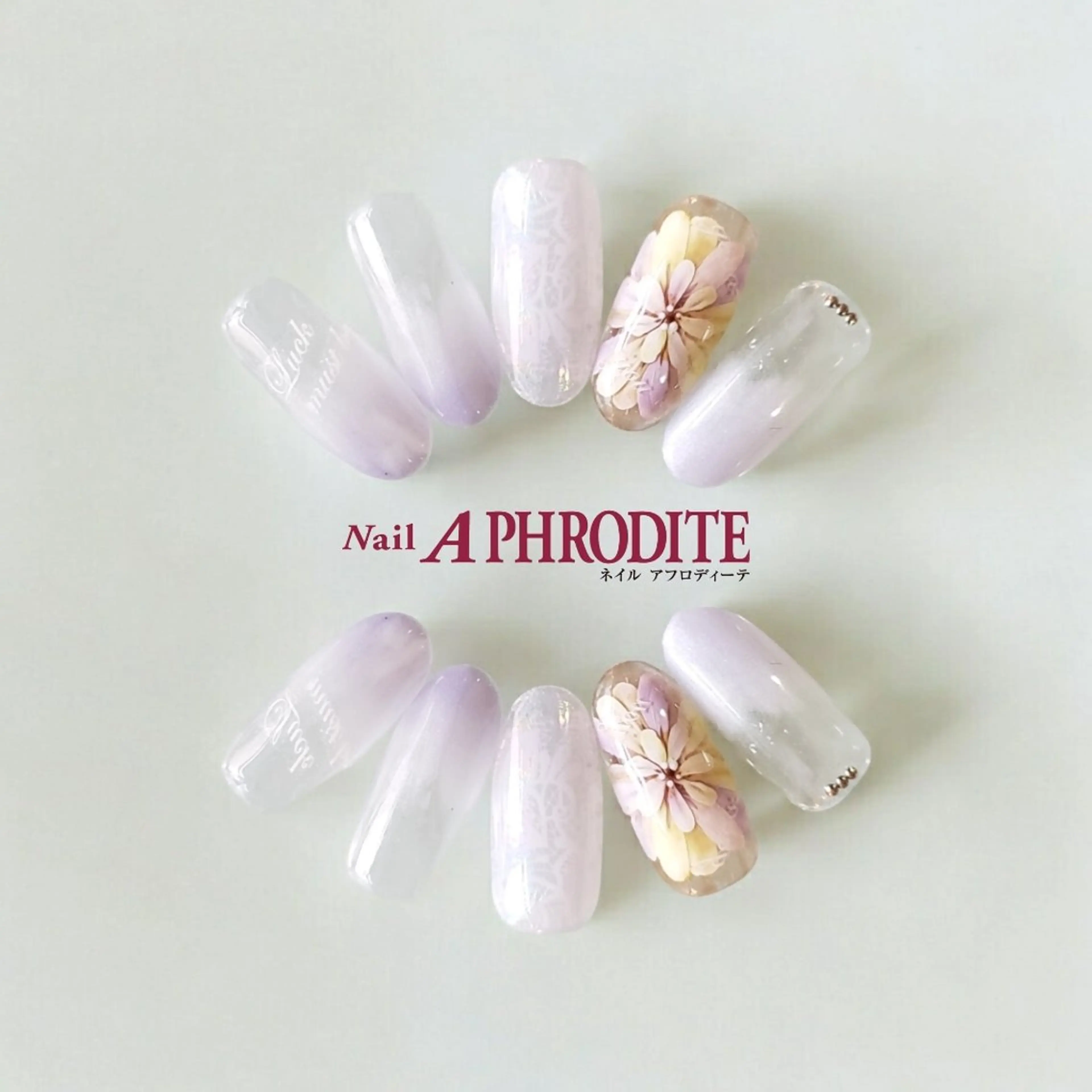 ネイル ジェルネイル ニュアンスネイル スカルプネイル ソフトジェル ネイルチップ ハンドネイル Nail  Aphroditeのネイルデザイン