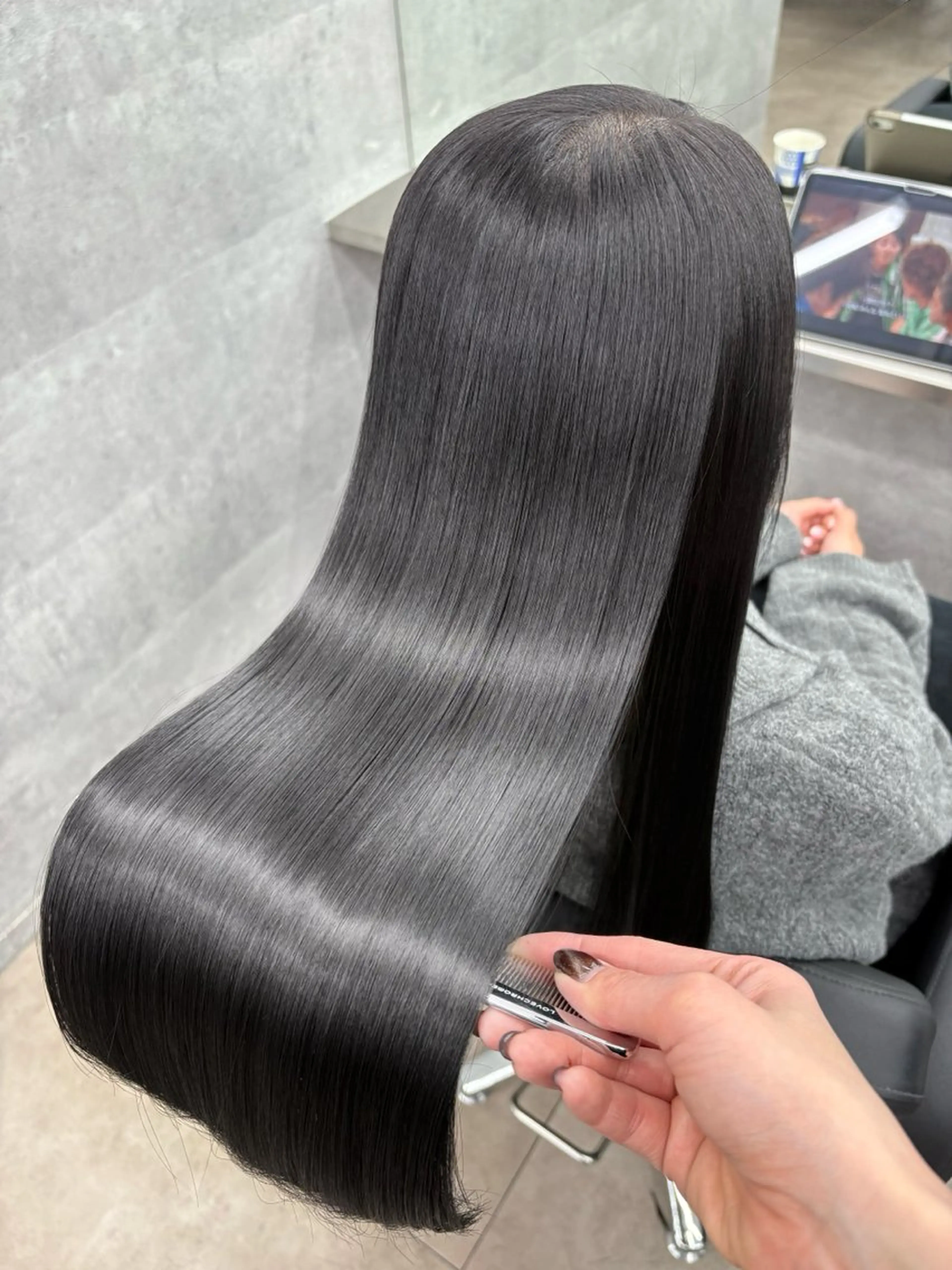 ロング カラー 髪質改善/レイヤー カット/店長/原島のヘアスタイル