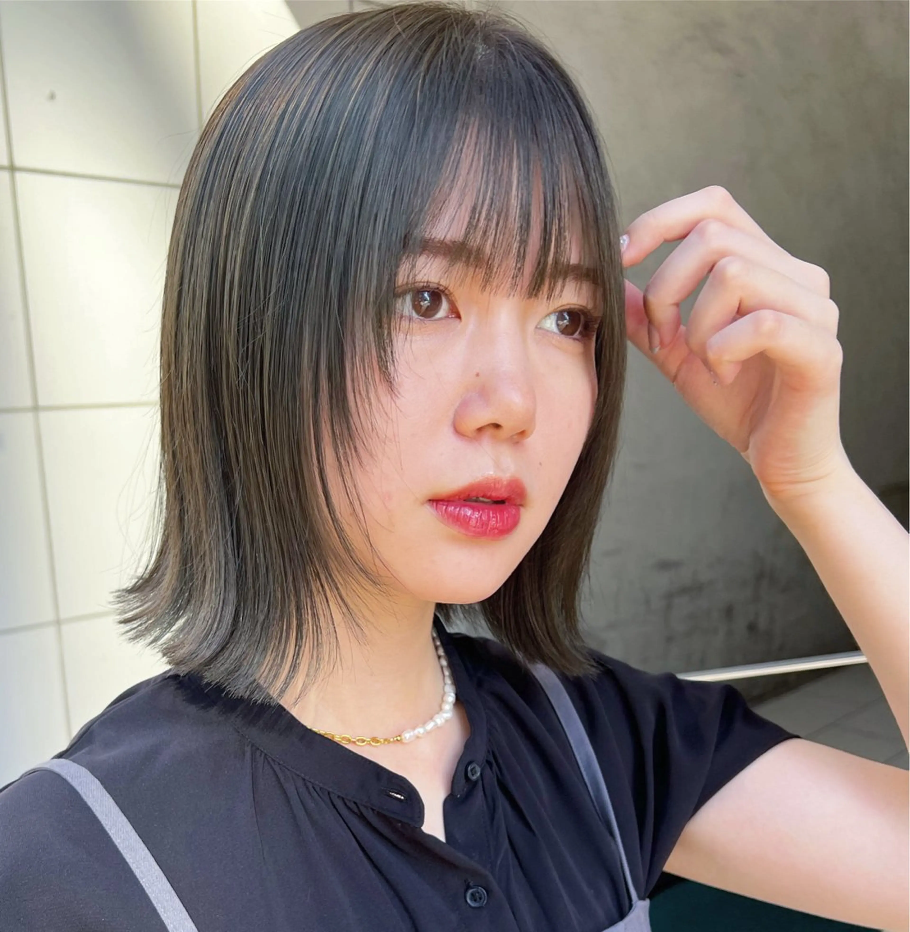 👒 1月限定メニュー👒【似合わせカット+透明感カラー+ナプラトリートメント】の写真