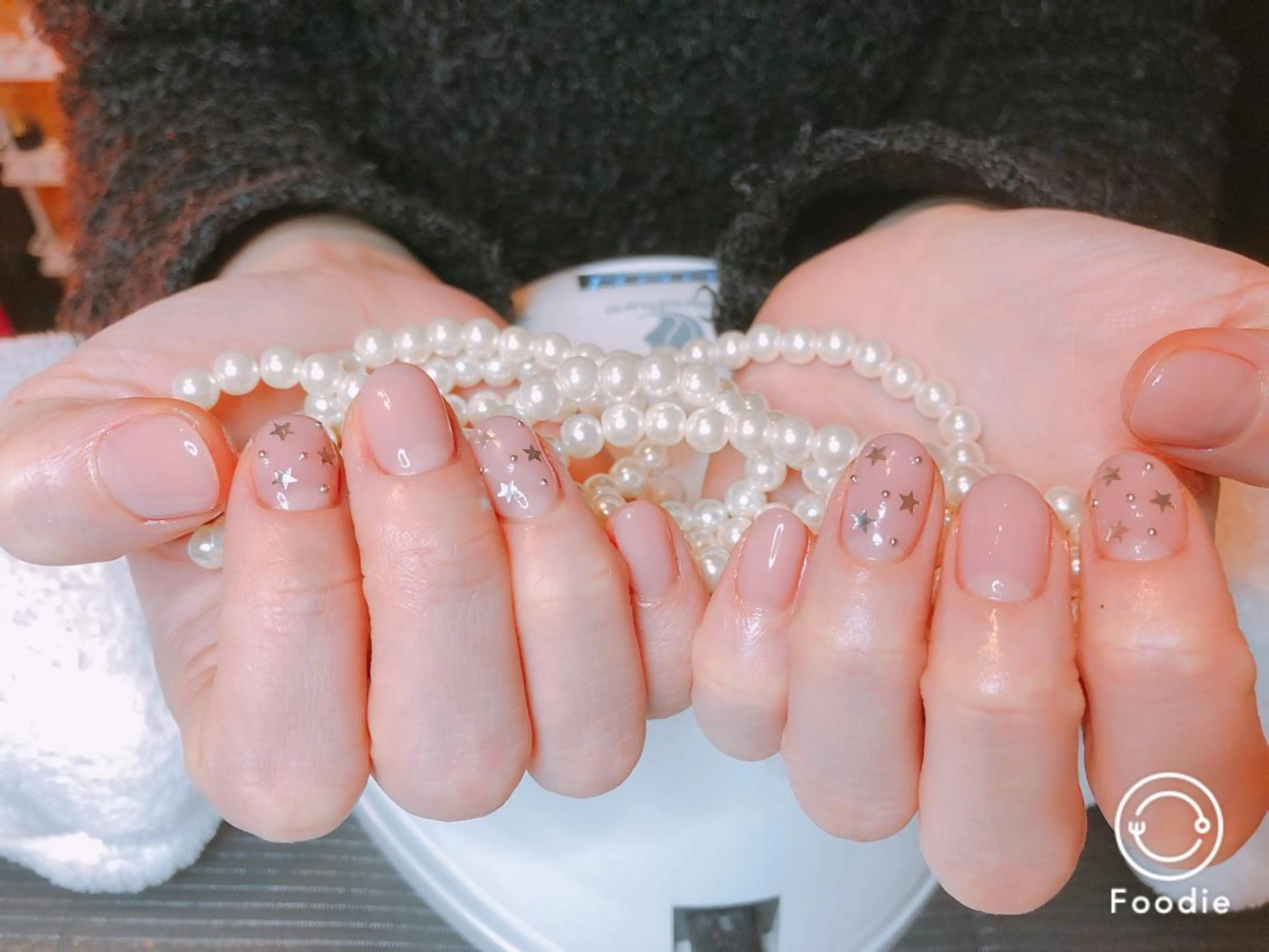 ミディアム ネイル 長さ出し専門 nynaのネイルデザイン