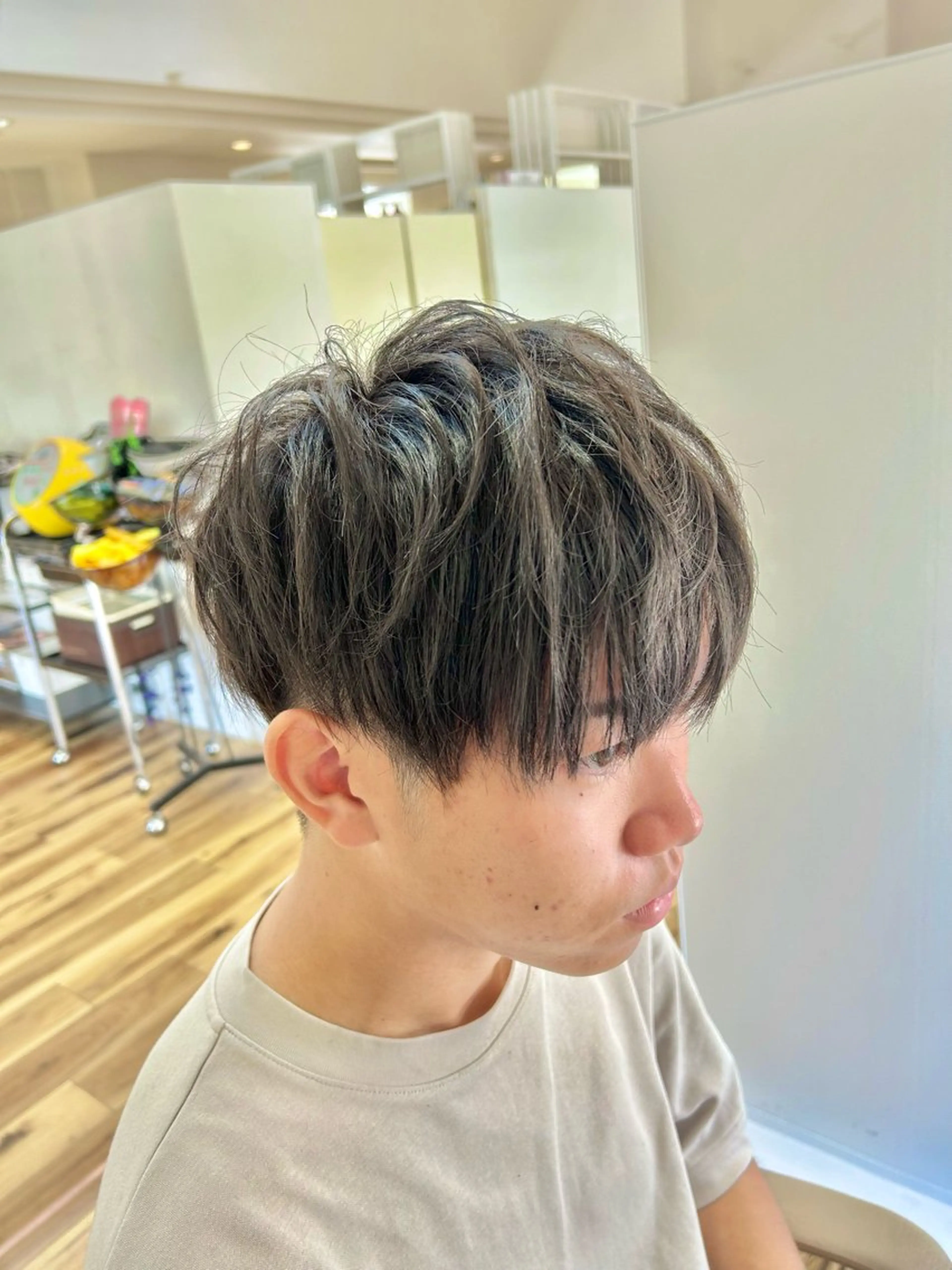 ショート メンズ カット 藤森 達也のヘアスタイル