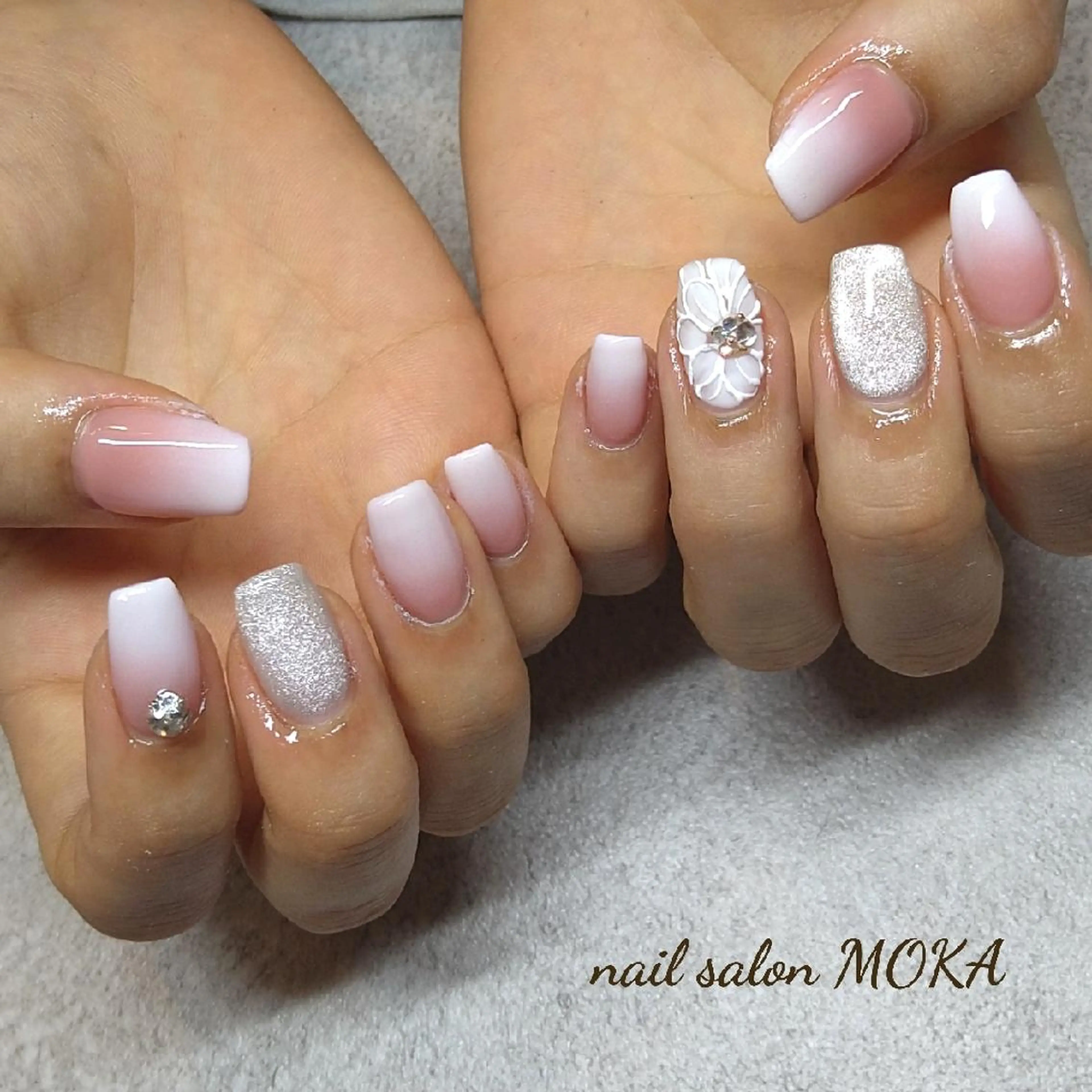 ネイル ブライダルネイル nail. MOKAのネイルデザイン