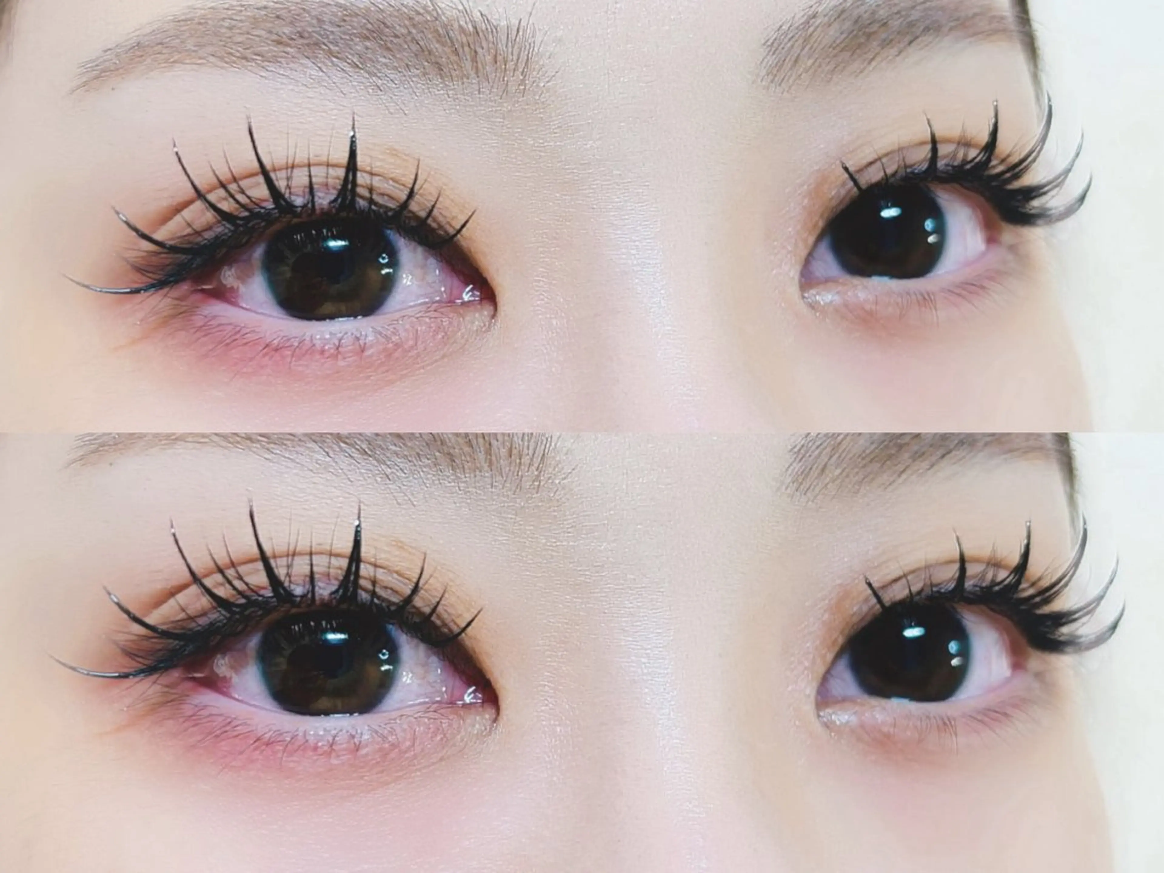 マツエク・マツパ 付け放題 バインドロック 束感まつ毛 フラットラッシュ パリジェンヌラッシュリフト マツエク オーロラ所属・AURORA RINAのマツエク・マツパデザイン