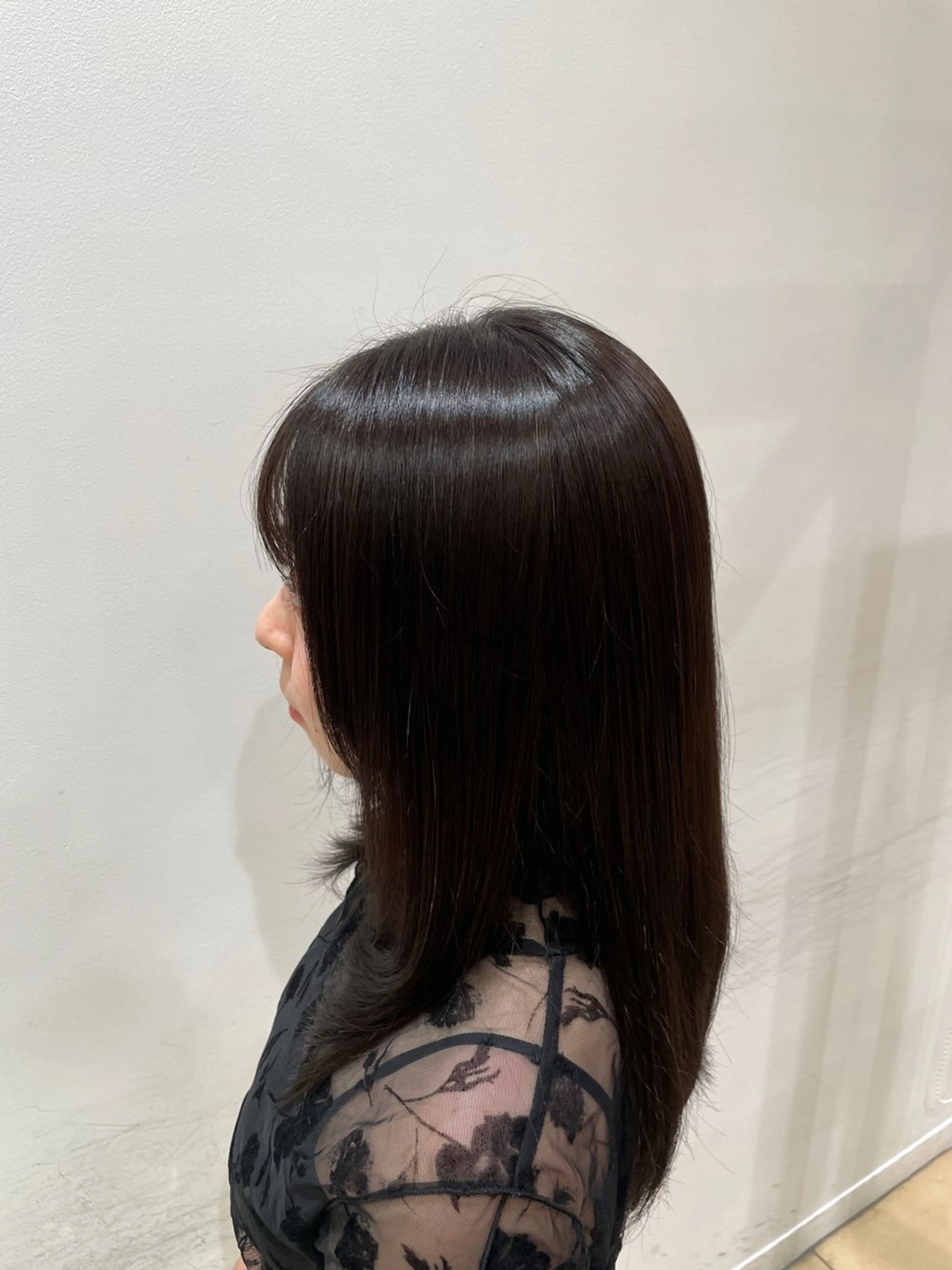 セミロング カラー 莉奈/似合わせカット カラー/パーマのヘアスタイル