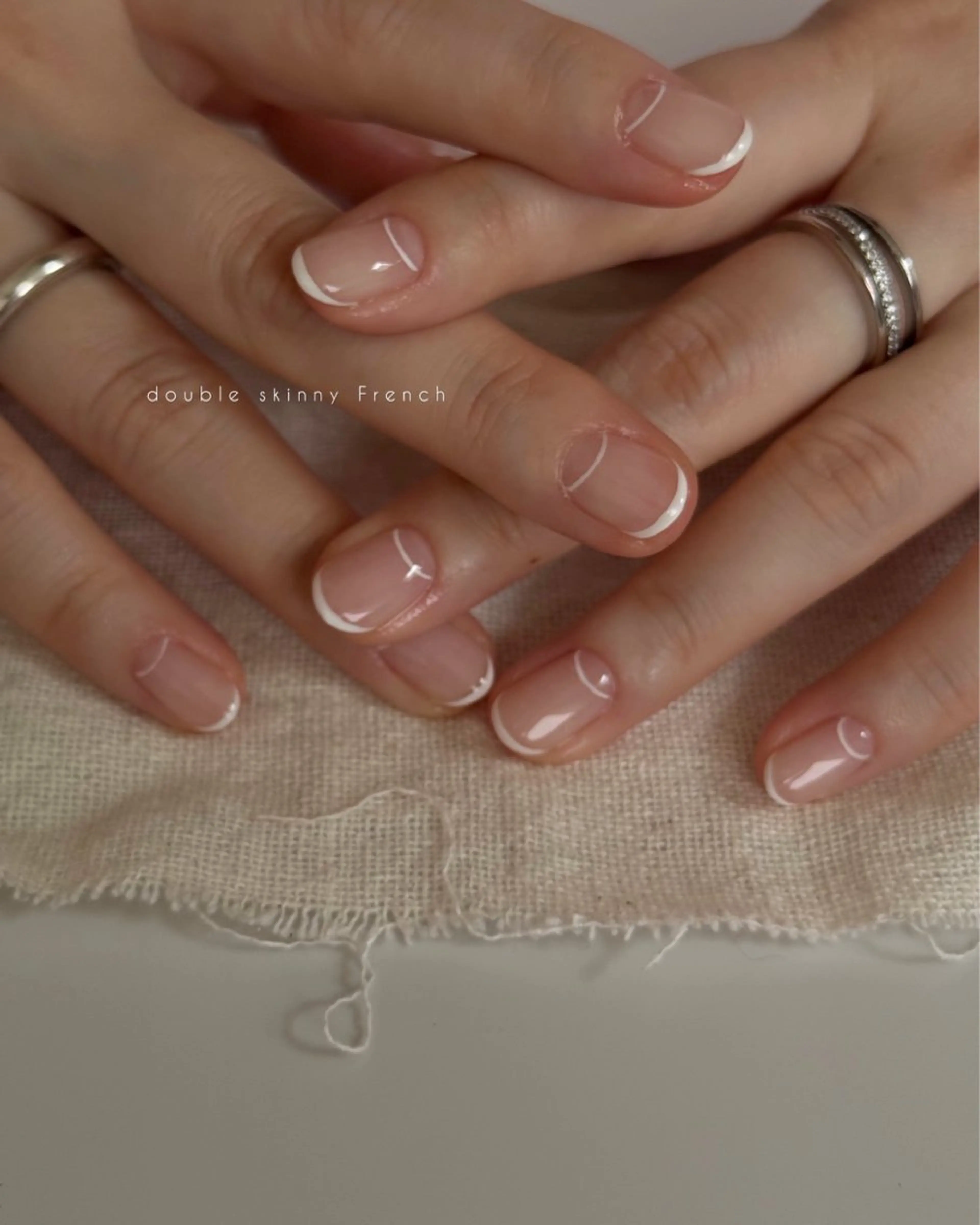 ネイル フレンチネイル ハンドネイル lacier nailのネイルデザイン