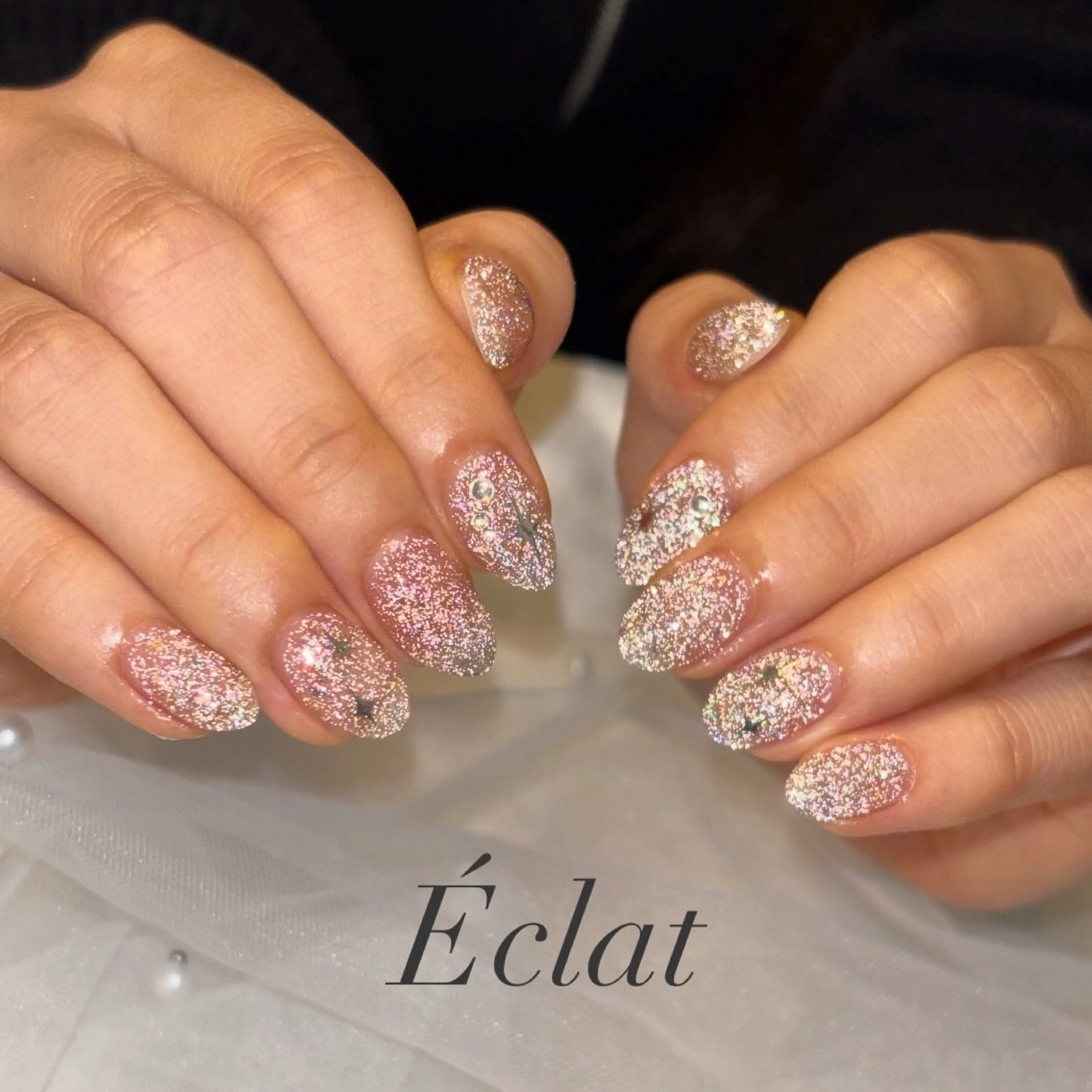 ネイル フラッシュネイル ハンドネイル nail salon Éclatのネイルデザイン