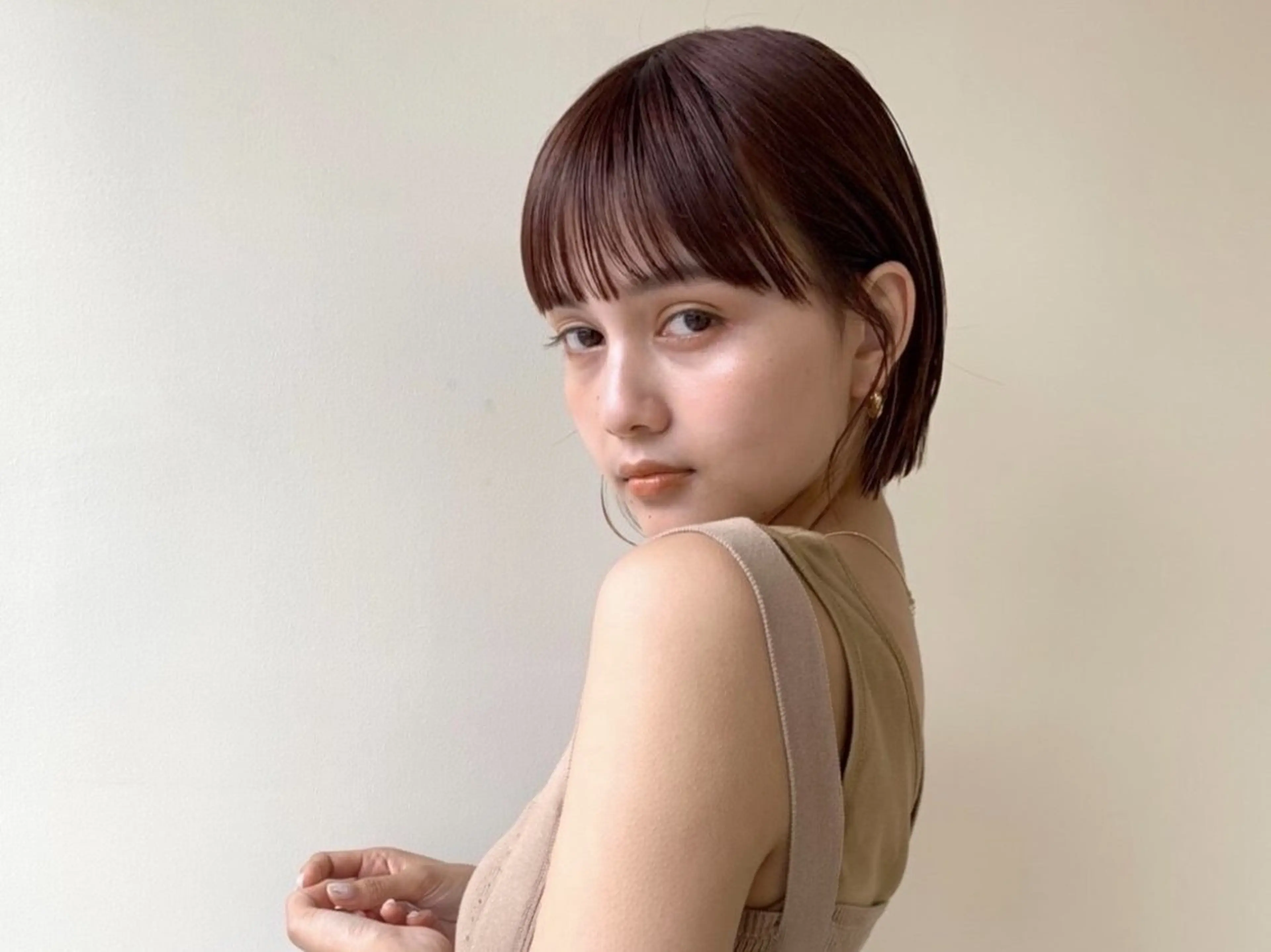 ショート パーマ 曲がる縮毛矯正 バレイヤージュ森田のヘアスタイル