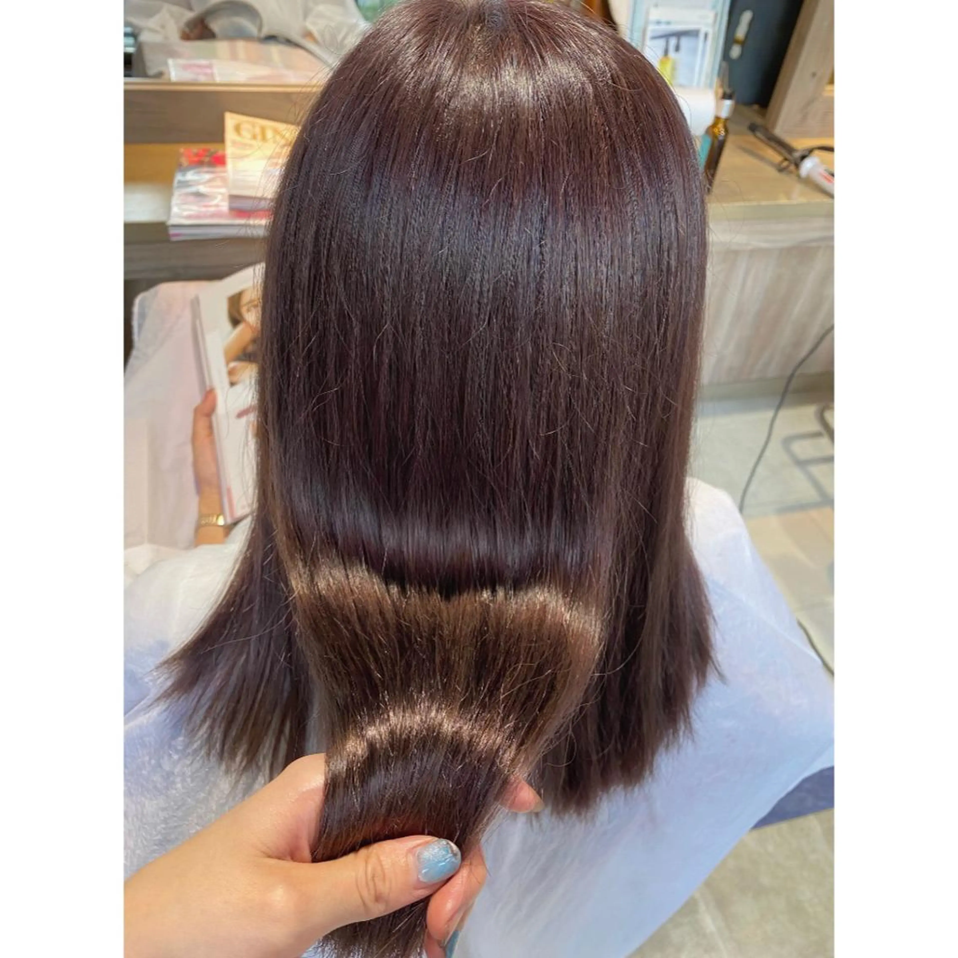 カラー 🐻結んで可愛い hair EMI🐻のヘアスタイル