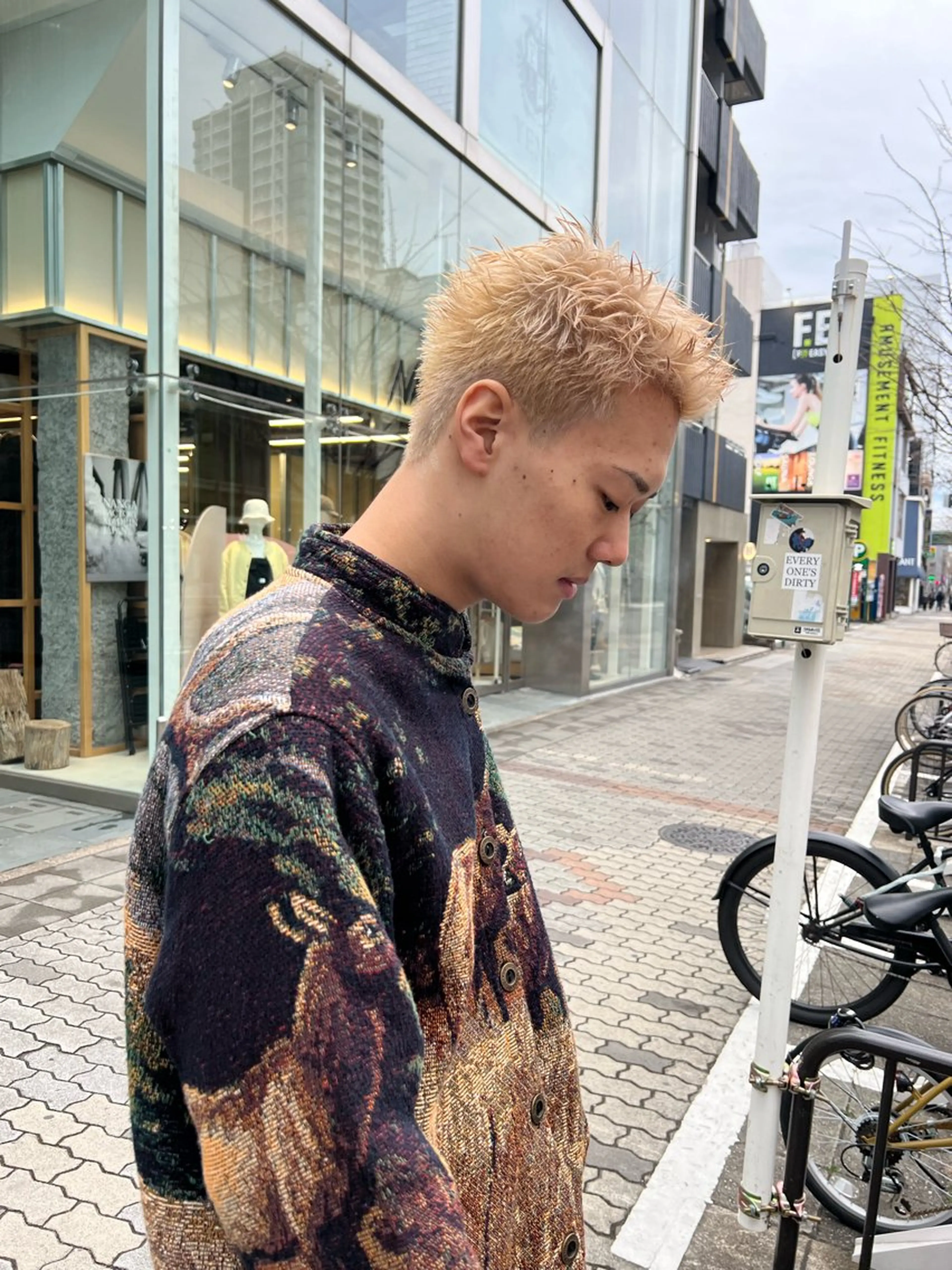 ショート ヘアカラー トリートメント 田中 蘭菜のヘアスタイル