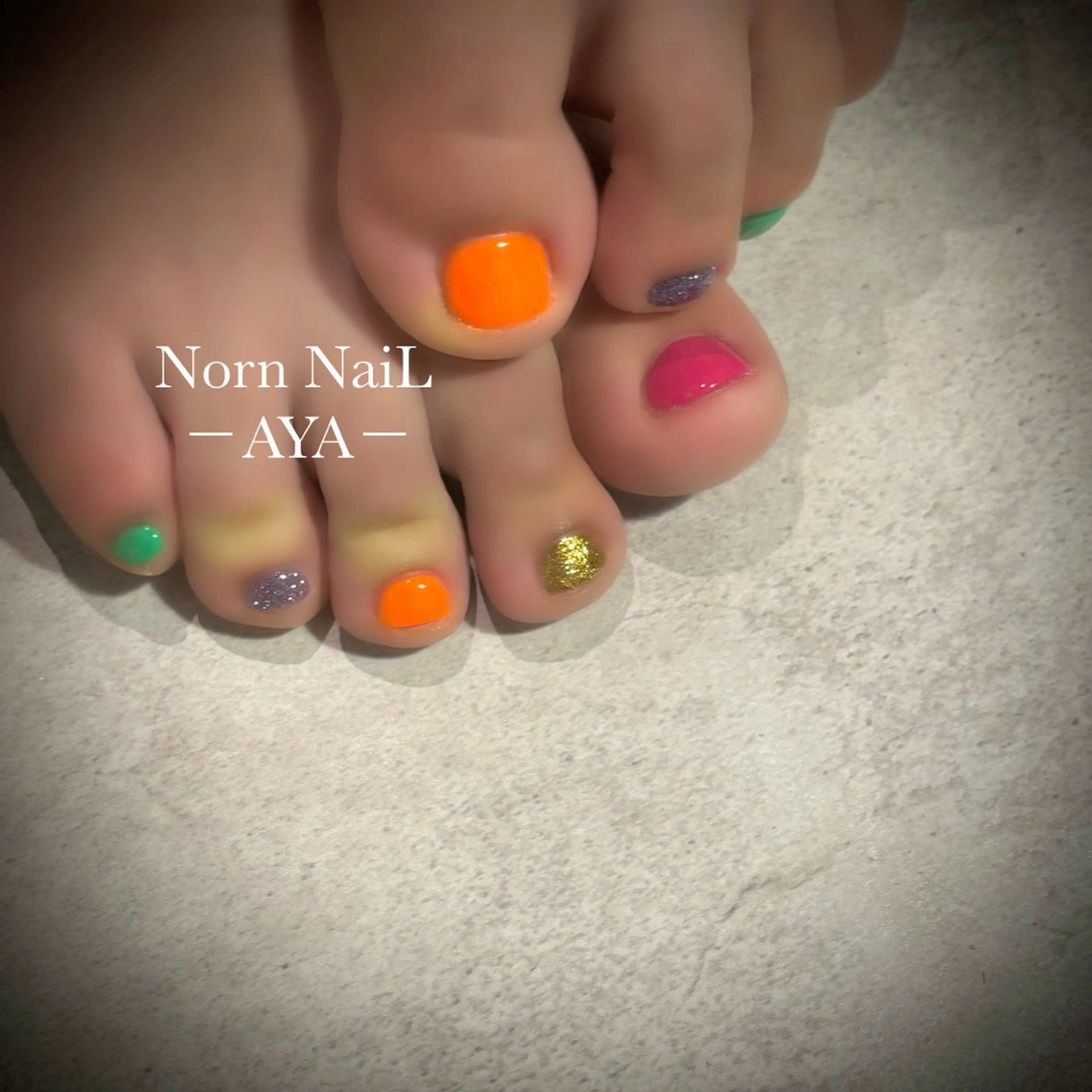 ネイル フットネイル U Ayaのネイルデザイン