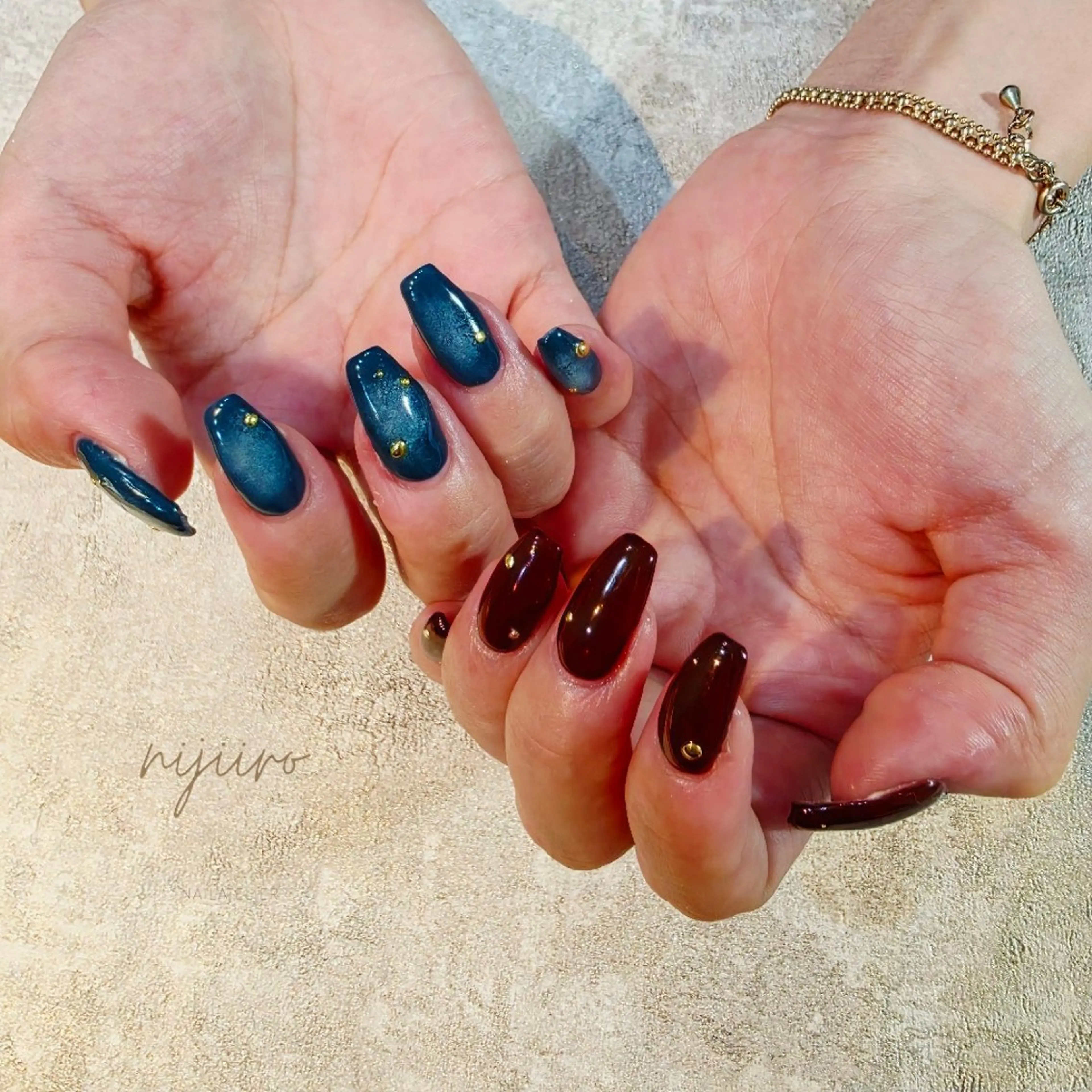 ネイル ハンドネイル nailatelier nijiiro.所属・nijiiro🌈 サトウのネイルデザイン