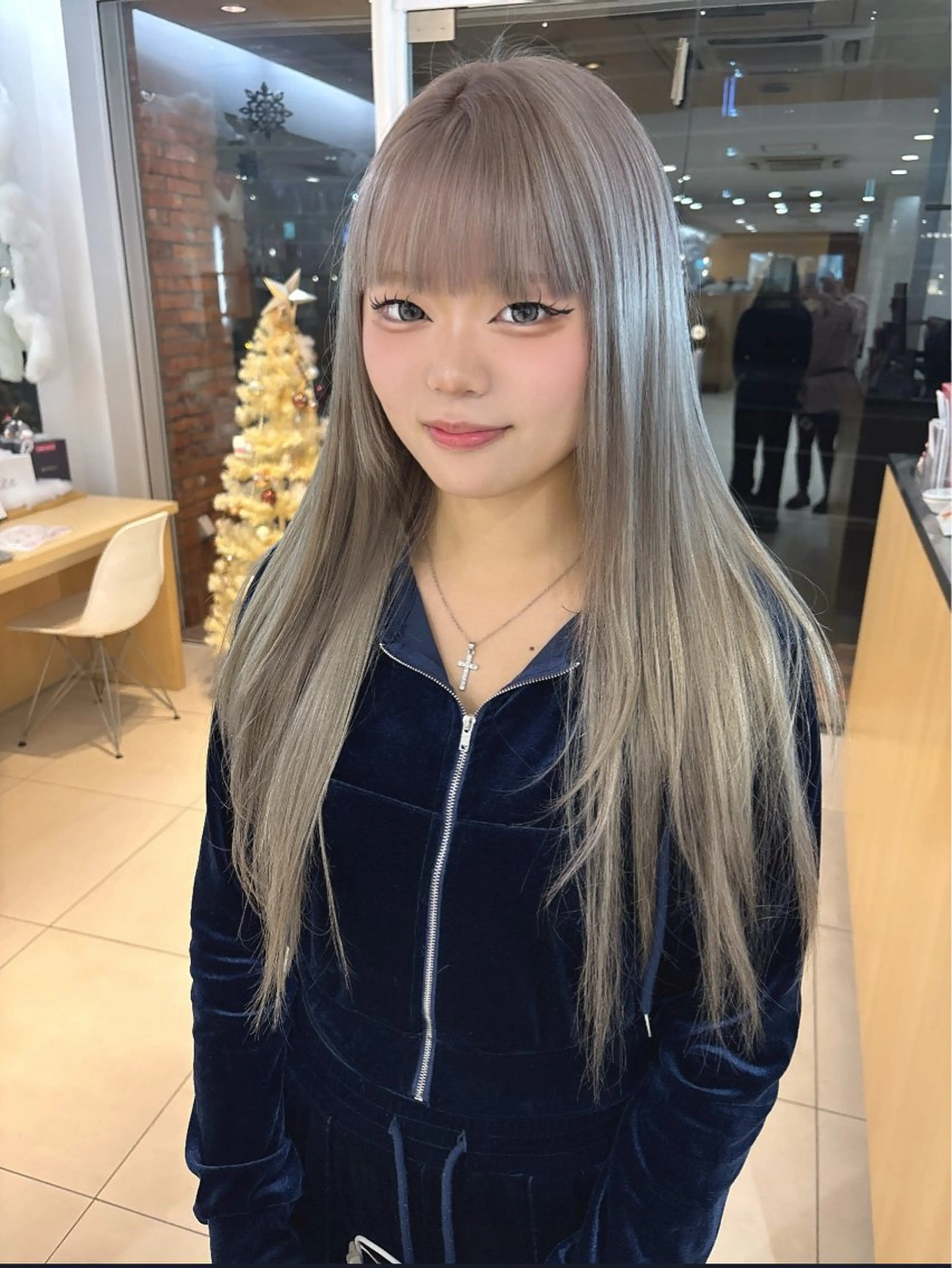 ロング ヘアカラー トリートメント 🦋森田さち /ハイトーン🦋のヘアスタイル