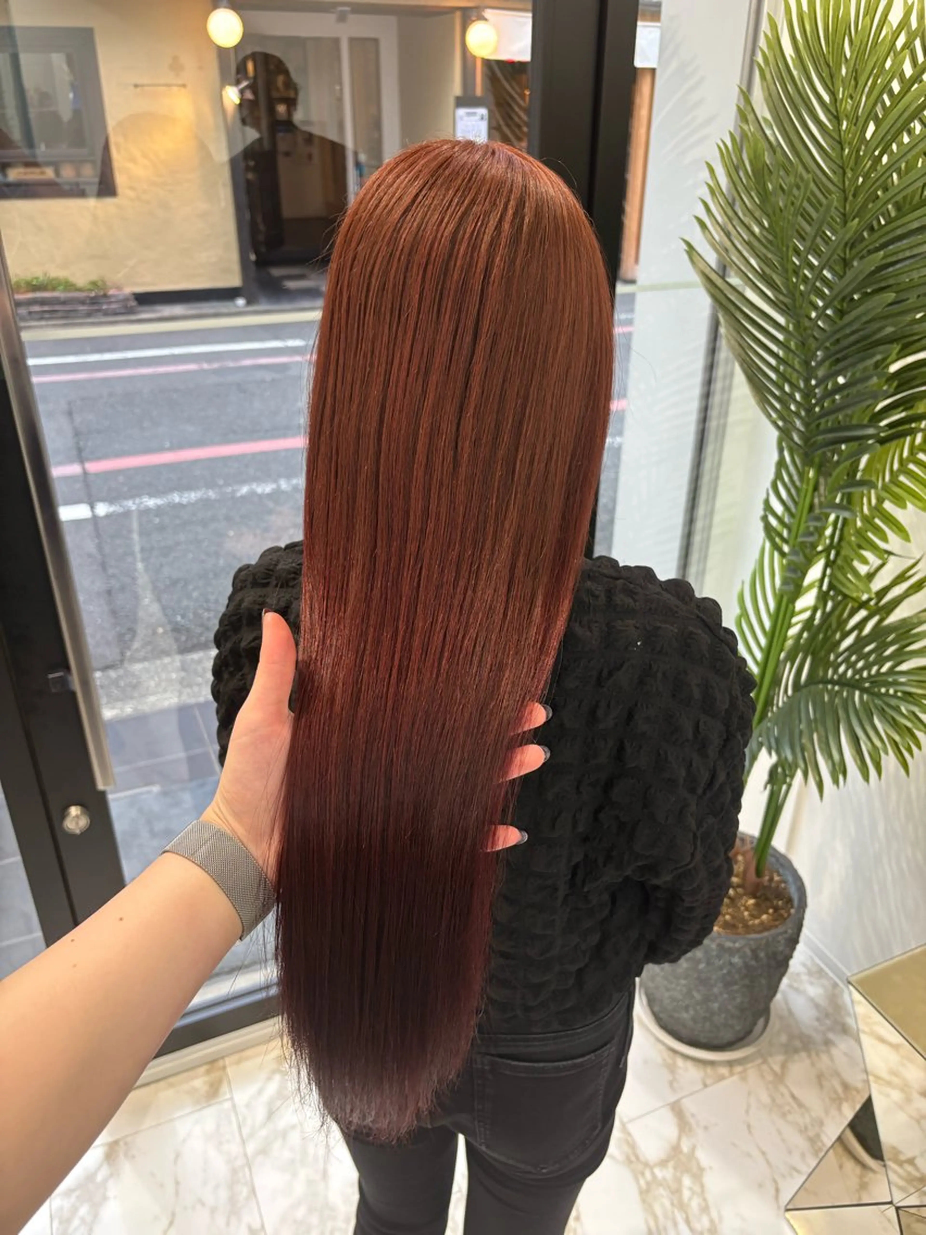 ロング Haruna/河原町 ハイトーン🤍のヘアスタイル