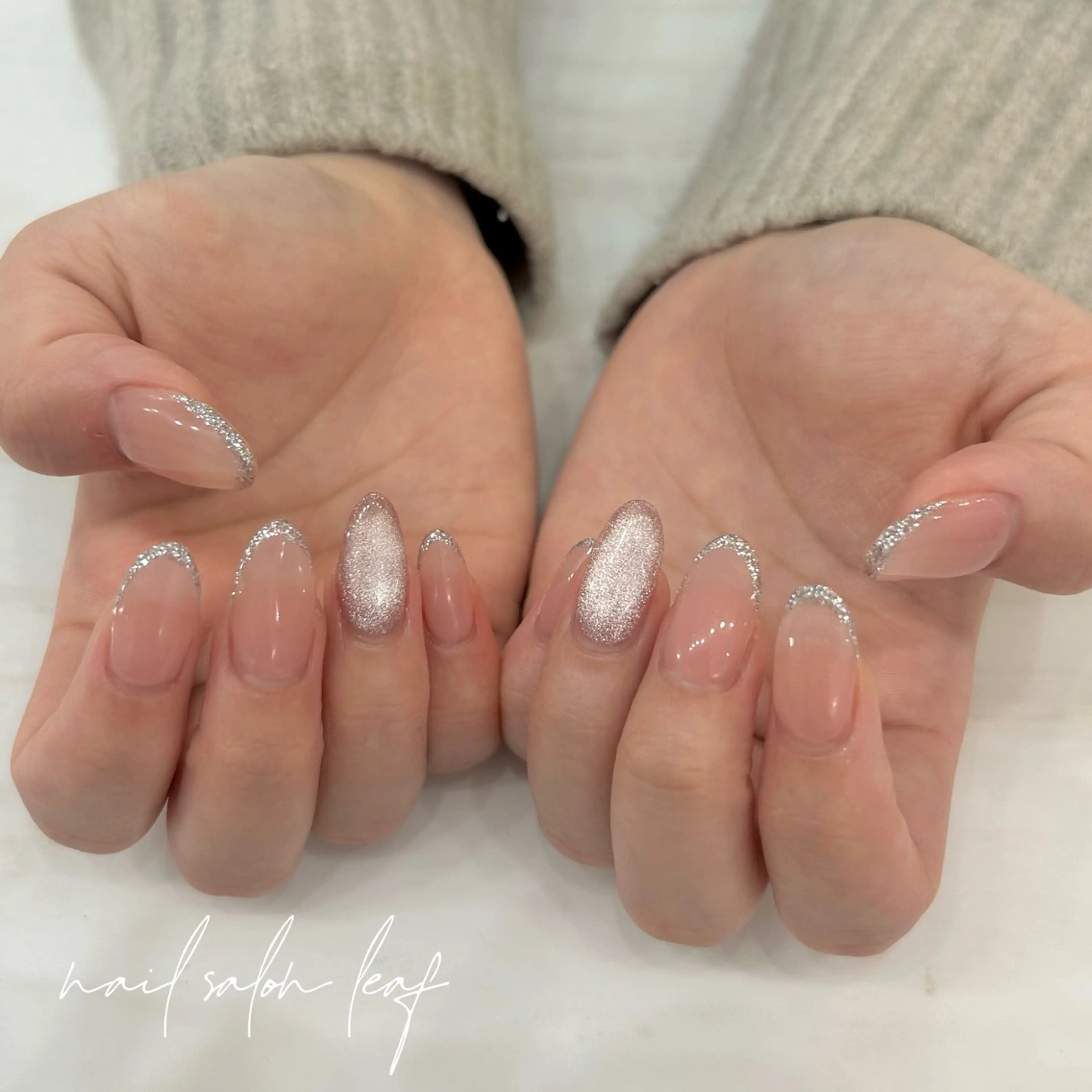 ネイル 持ち込み Leaf ちかほのネイルデザイン