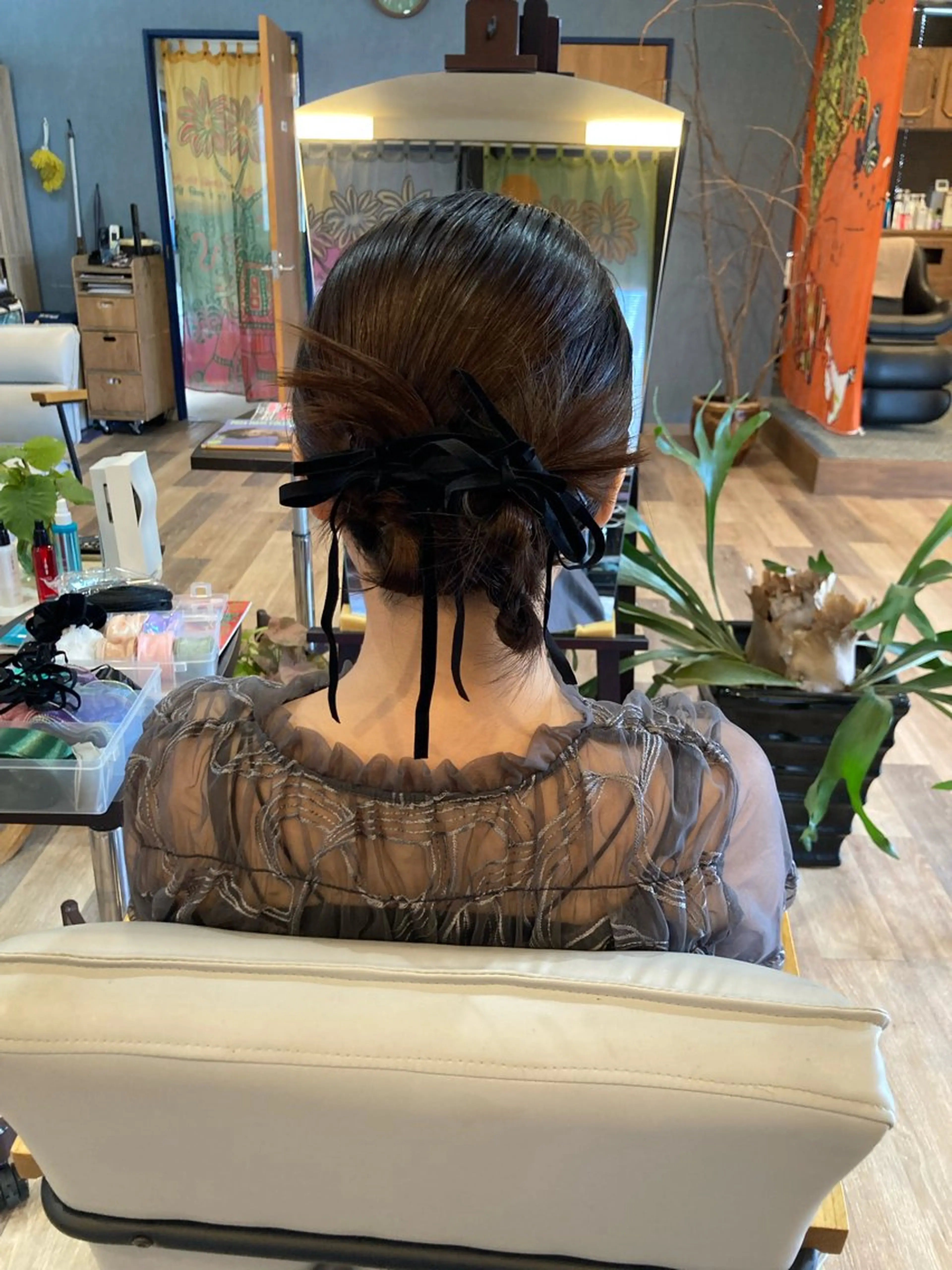 ミディアム ヘアセット 中野 紹江のマツエク・マツパデザイン