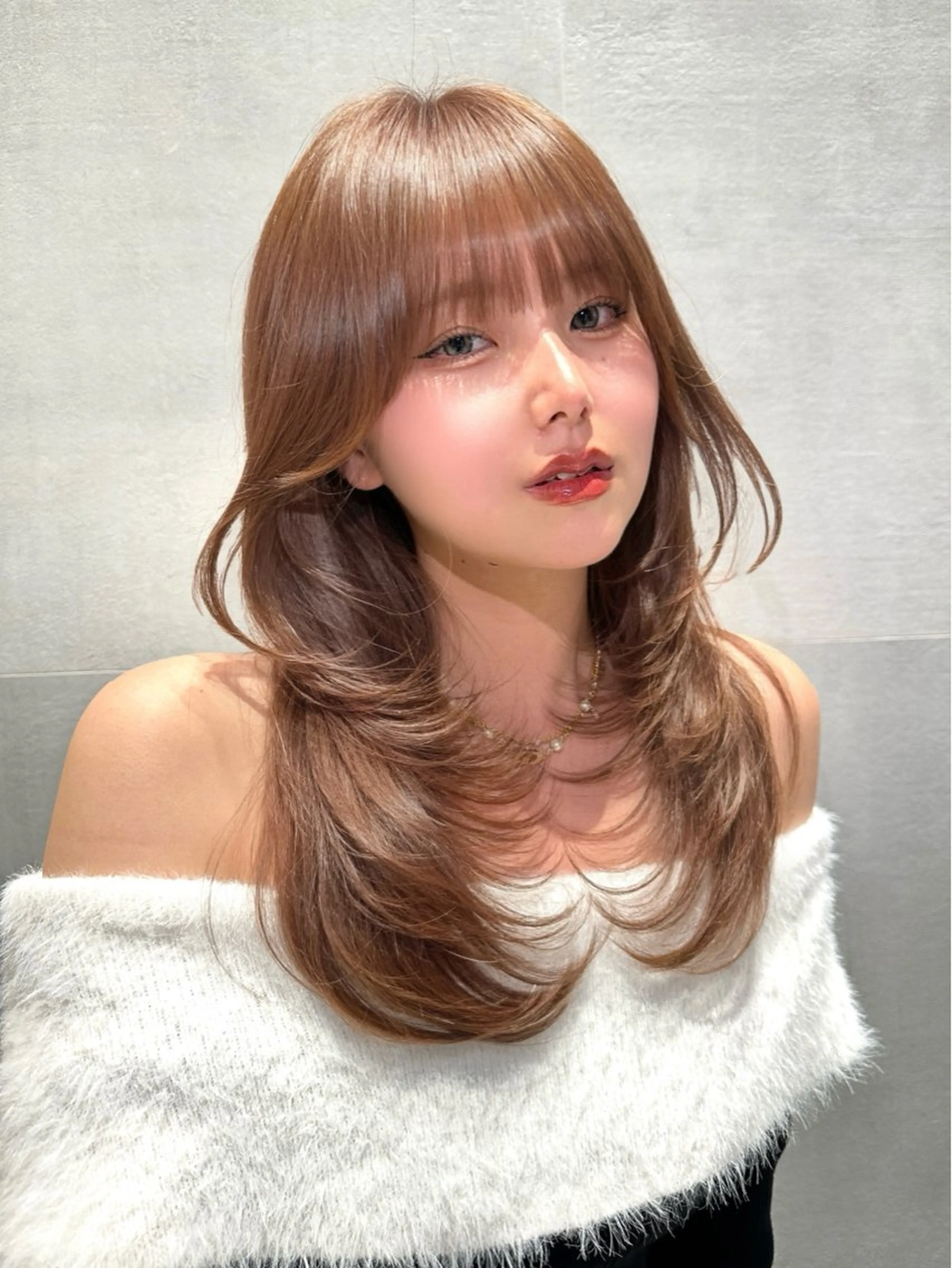 ロング レイヤーカット カット レイヤーカット/高木 秀斗/メロ髪美容師のヘアスタイル