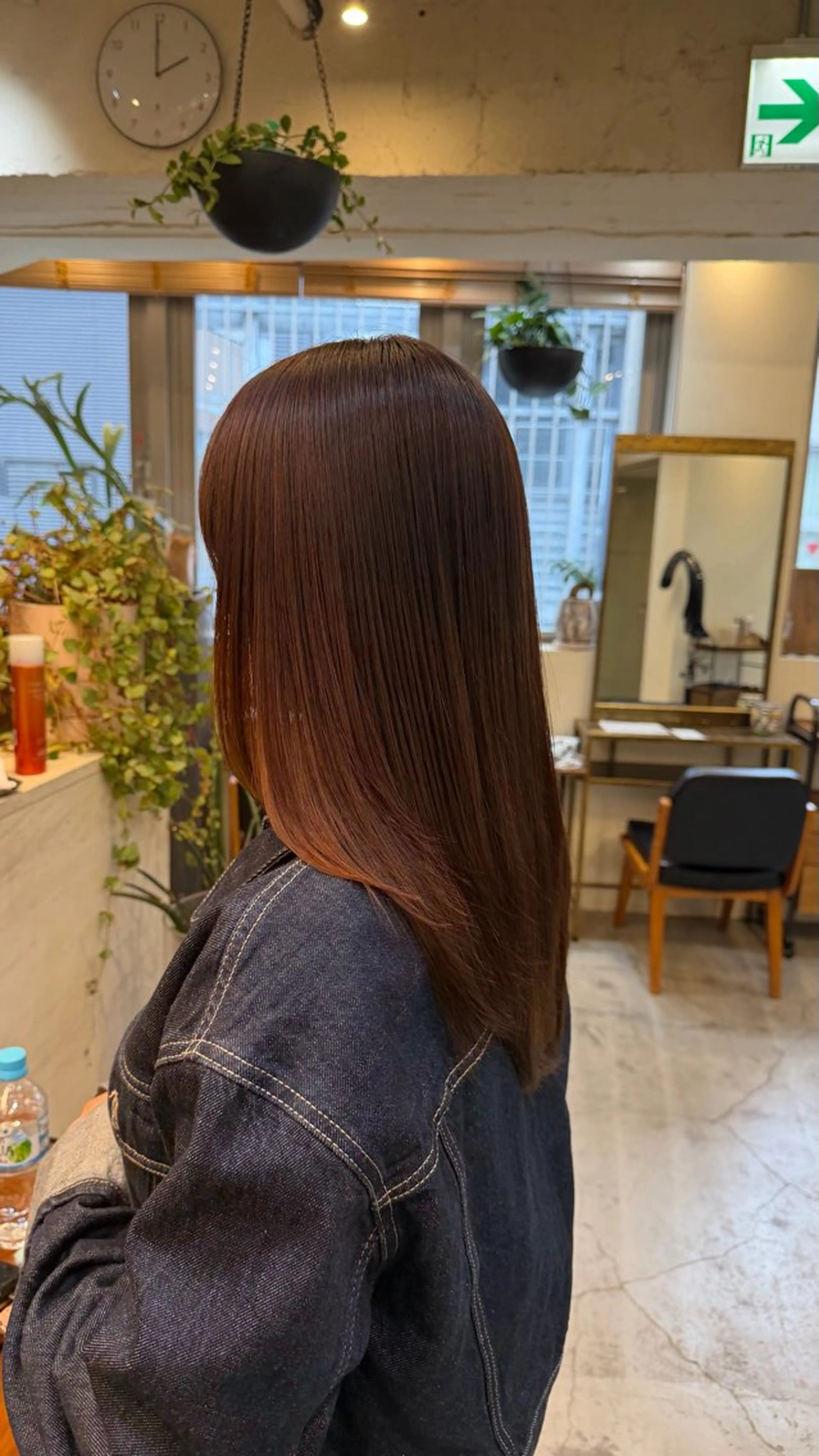 セミロング パーマ カット 縮毛矯正 momoka Jr.stylistのヘアスタイル