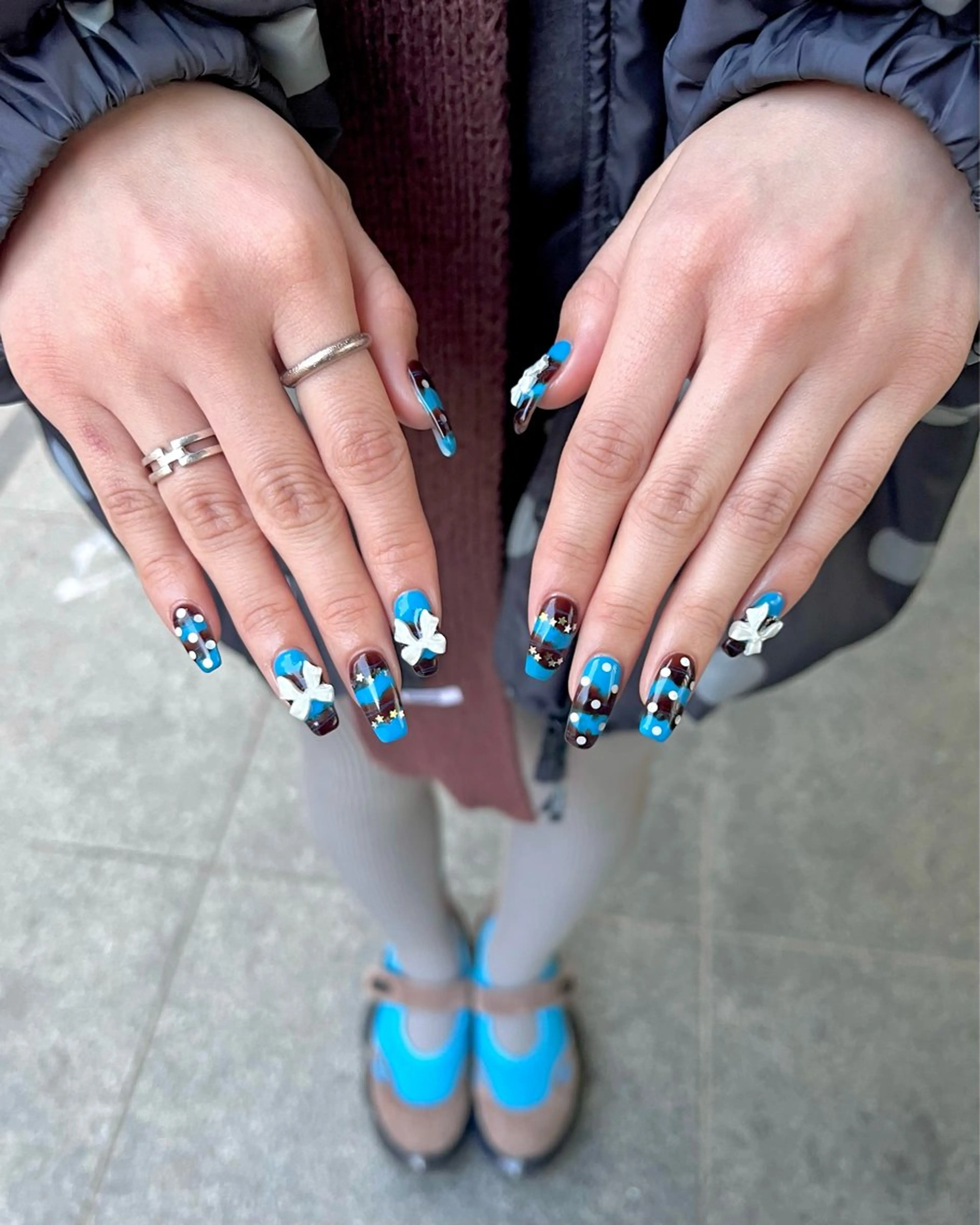 ネイル ハンドネイル 🧁🥕 asukaのネイルデザイン