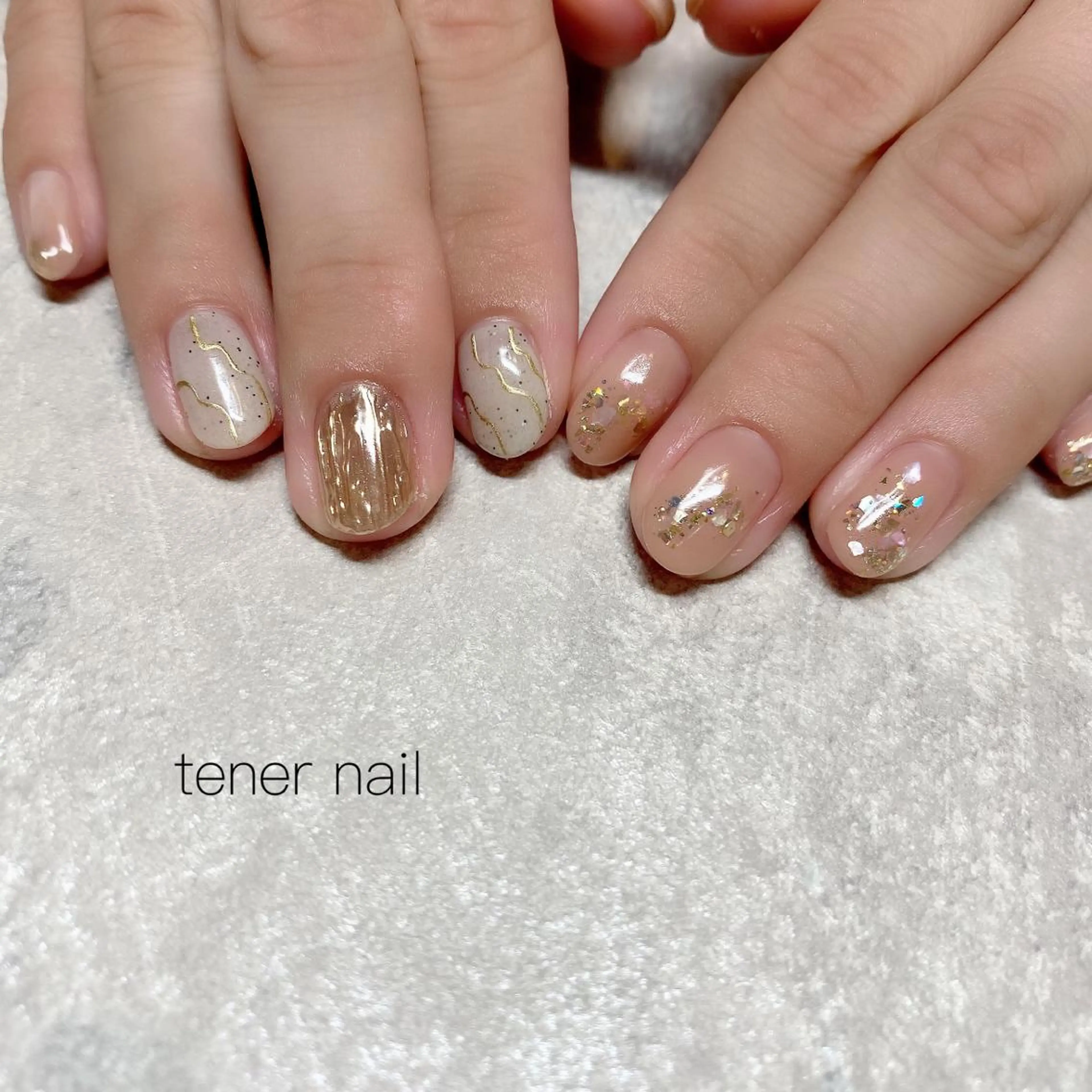 ネイル ニュアンスネイル テネルネイル tener nailのネイルデザイン