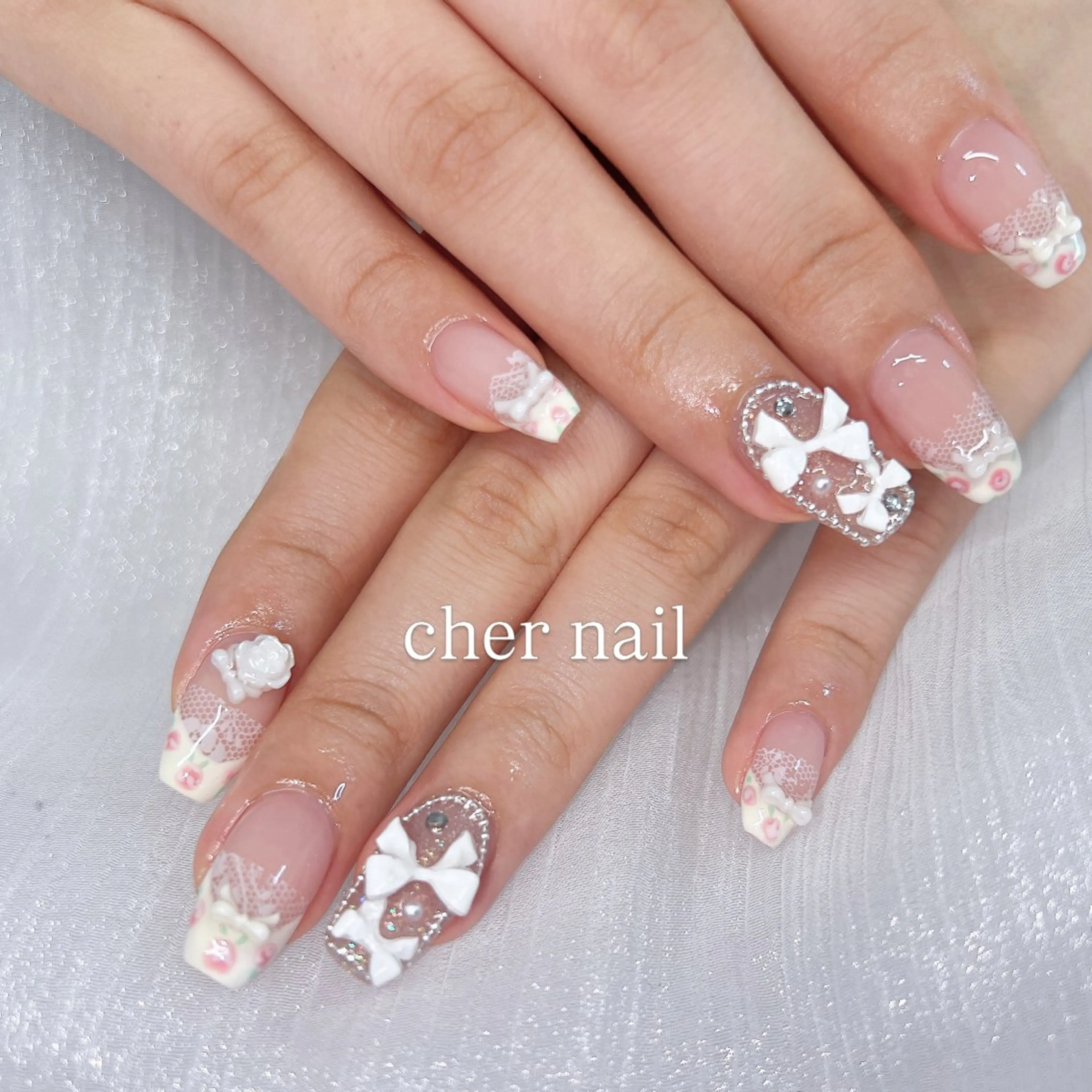 ネイル ハンドネイル CHER NAIL(シェルネイル)所属・cher loydのネイルデザイン