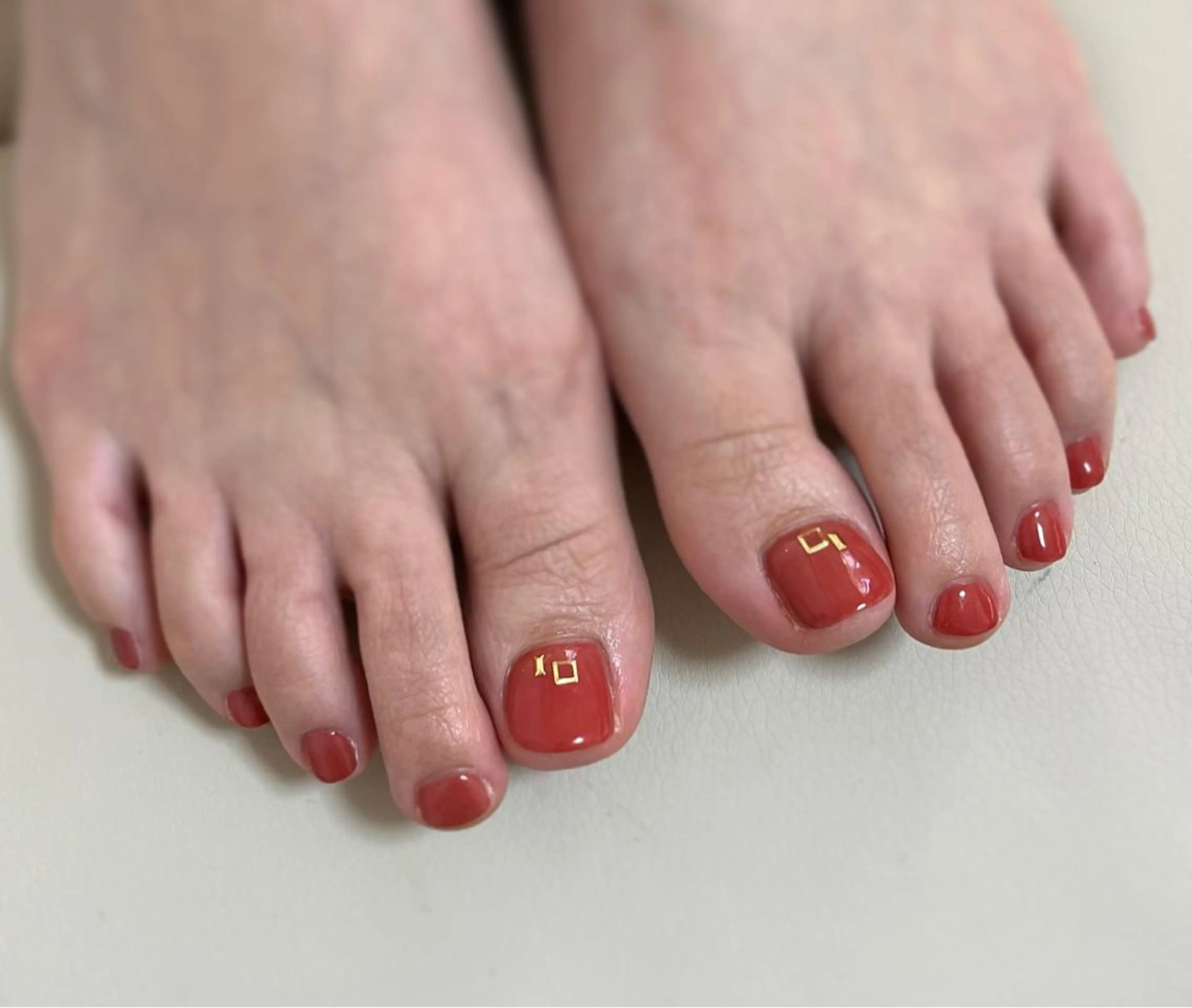 ネイル フットネイル シンプルネイル nail M&Tのネイルデザイン